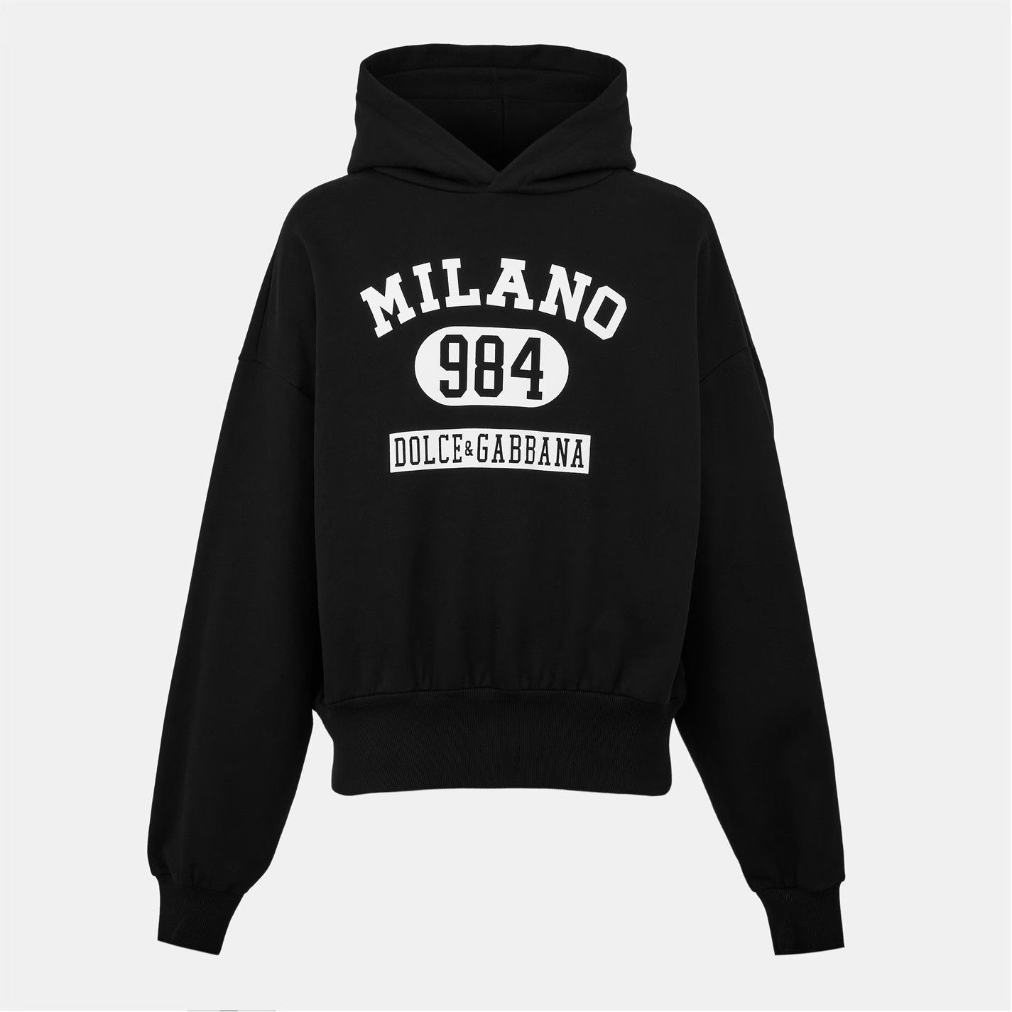 Dolce & Gabbana o1g2r1mq0426 Pull Over Hoodie in Nero Size US L / EU 52-54 / 3 - 1 Thumbnail