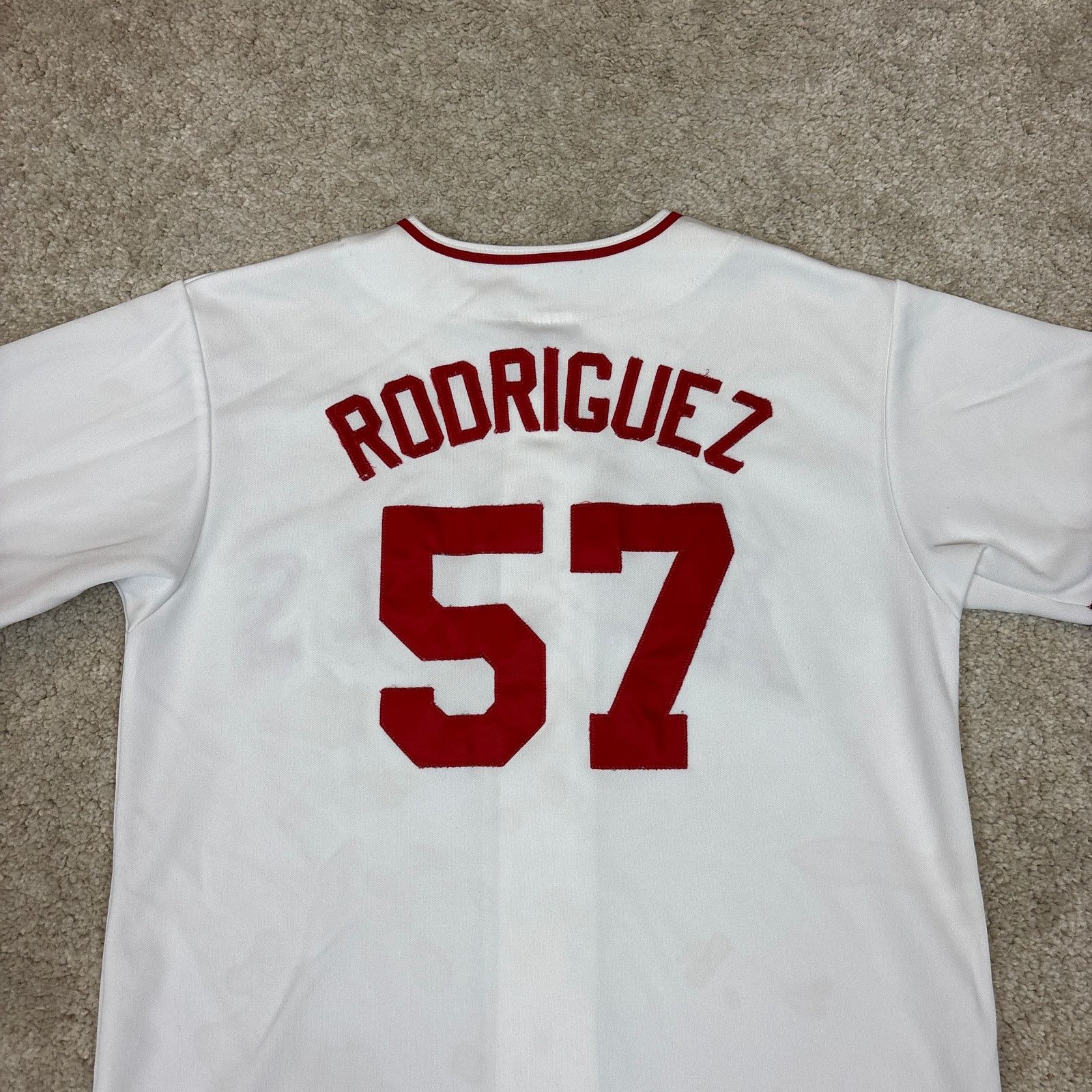 MLB × Majestic Majestic Angels Francisco Rodriguez K Rod 57 Jersey Men's S Size US S / EU 44-46 / 1 - 2 Thumbnail