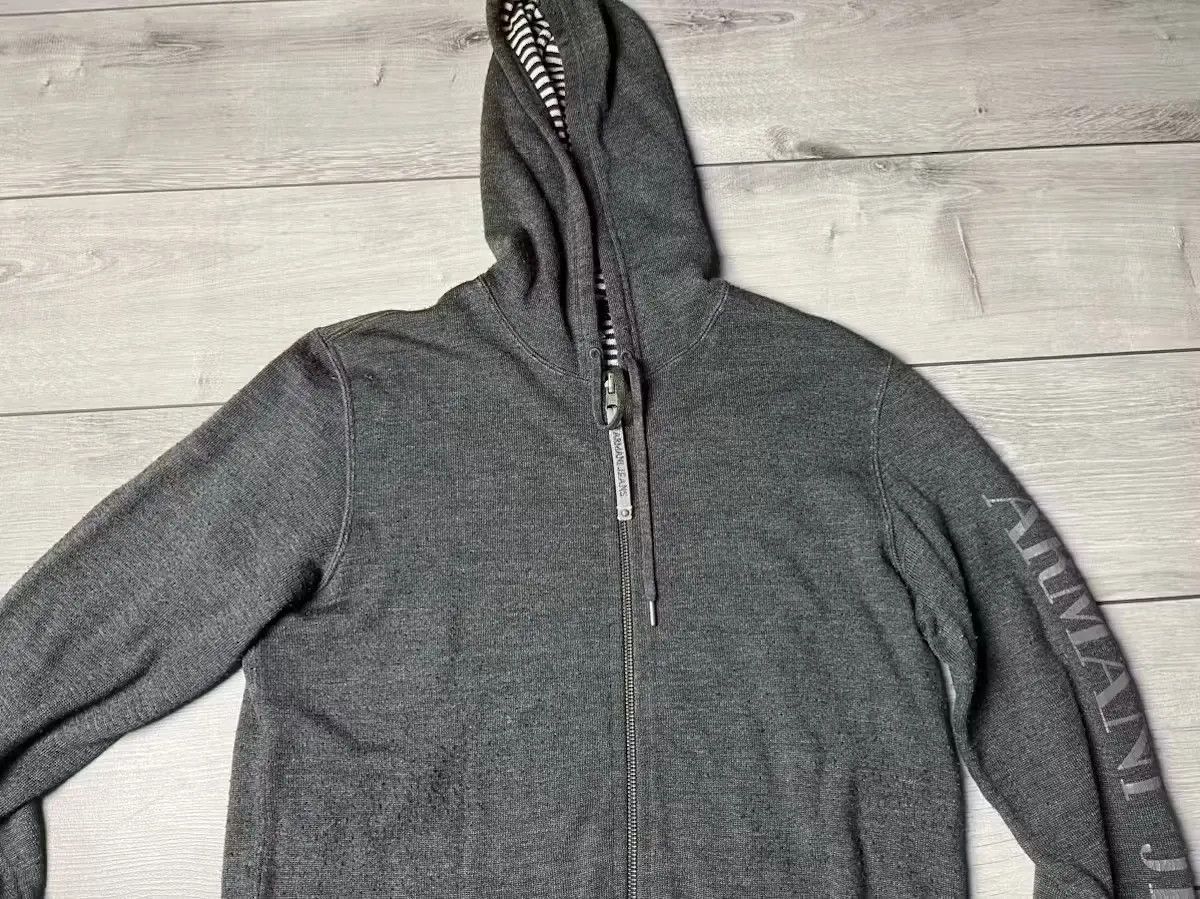Armani Armani reverse knit sweater hoodie size XLARGE Size US XL / EU 56 / 4 - 4 Thumbnail