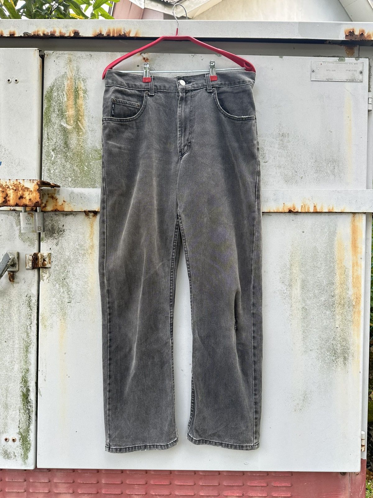 Armani Exchange 👹Vintage Armani Exchange Faded Straight Cut Jeans Size US 30 / EU 46 - 8 Thumbnail