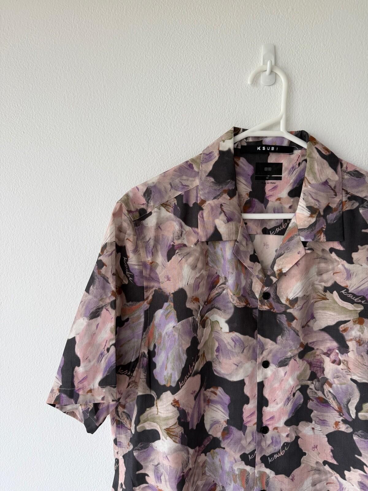 Ksubi new ksubi medium m short sleeve resort shirt painted floral Size US M / EU 48-50 / 2 - 1 Thumbnail