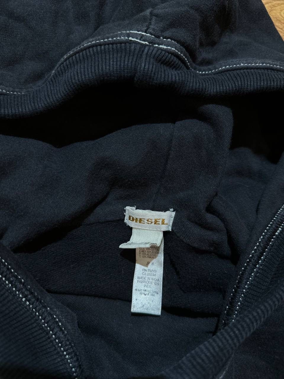 Diesel Vintage Diesel Hoodie Y2K Style Big Logo Avant Garde Size US M / EU 48-50 / 2 - 7 Thumbnail