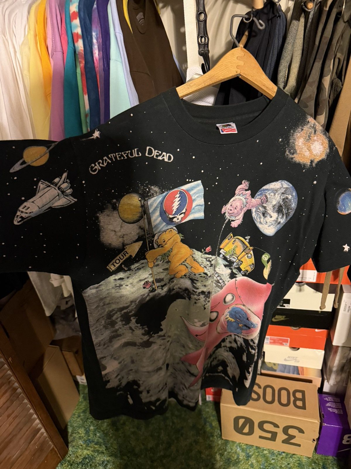 Fruit Of The Loom Grateful dead standing on the moon Size US L / EU 52-54 / 3 - 1 Thumbnail