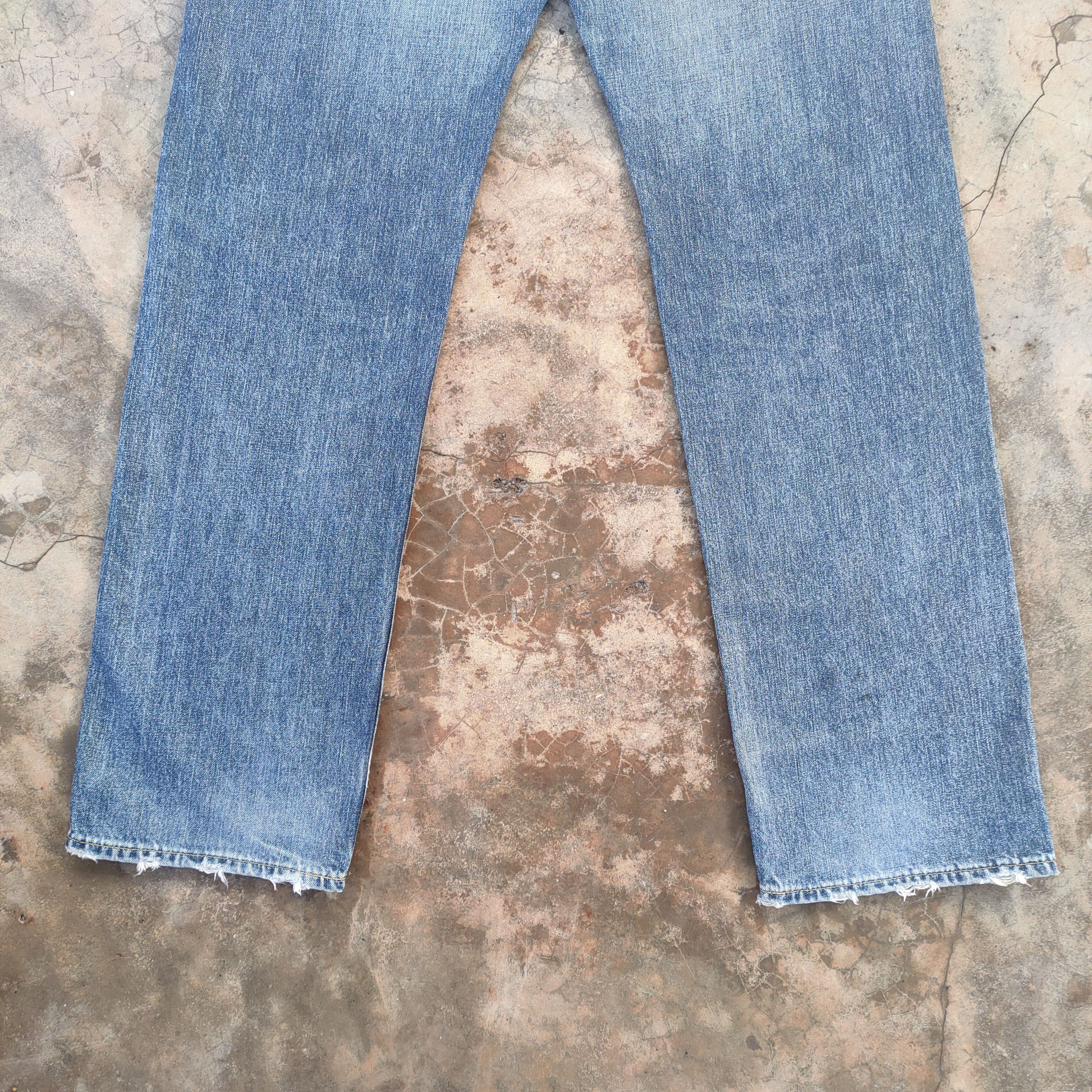 Jean × Levi's × Vintage VINTAGE LEVI'S 503 FADED RIPPED JEANS DENIM PANTS Size US 32 / EU 48 - 9 Thumbnail