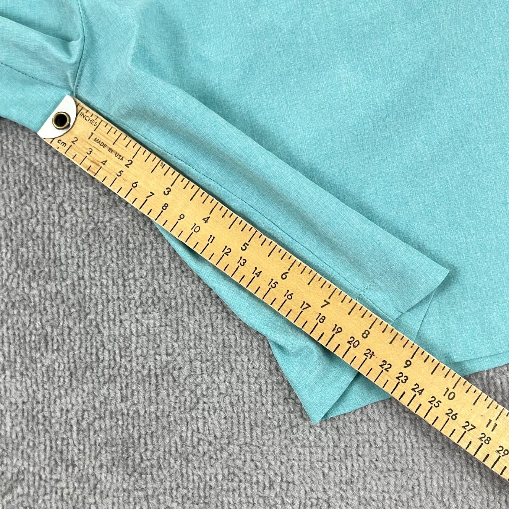Tailorbyrd TAILORBYRD Shorts Mens Regular Size 32 Blue Green Chino 8.5" Inseam Casual Golf Pants Pockets Size US 32 / EU 48 - 7 Thumbnail