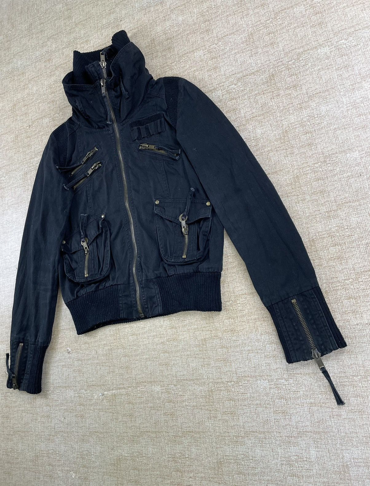 If Six Was Nine Japanese Punk Fashion Bondage Style Multipocket Jacket Size US S / EU 44-46 / 1 - 4 Thumbnail