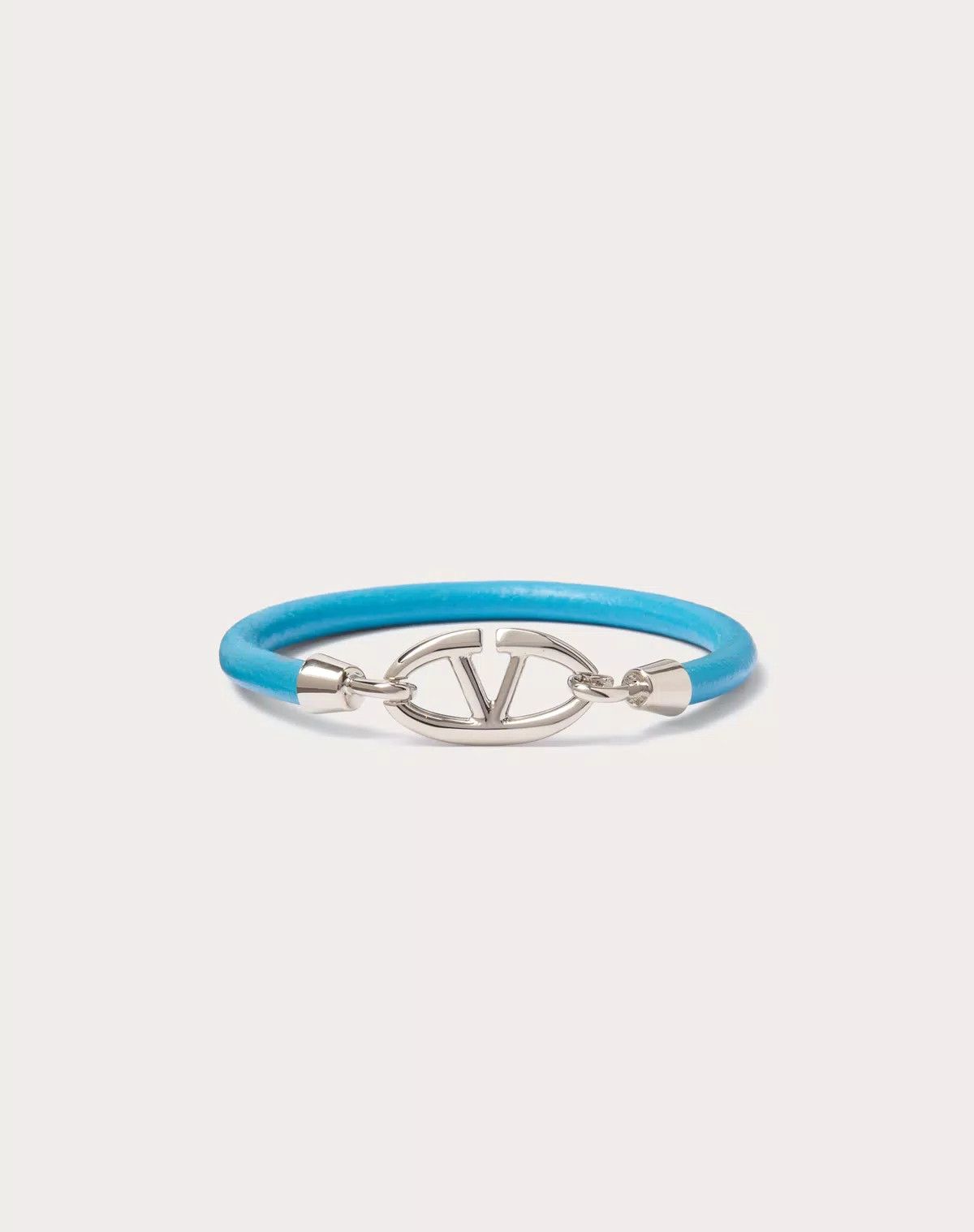 Valentino oc11z0725 Size:Small/Bold Edition Vlogo Bracelet in Sky Blue Size ONE SIZE - 1 Thumbnail