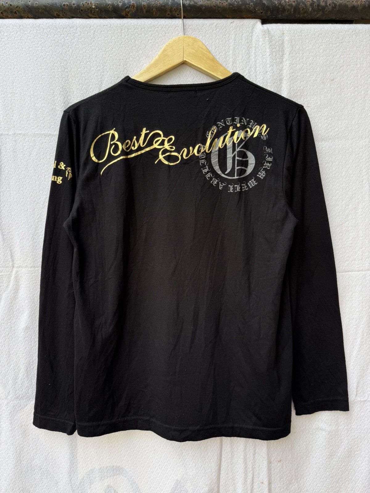 Yohji Yamamoto Double layer japanese poem style longsleeve Size US M / EU 48-50 / 2 - 2 Thumbnail