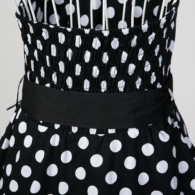 Other Polka Dots Vintage Style Backless Dress Size M / US 6-8 / IT 42-44 - 6 Thumbnail