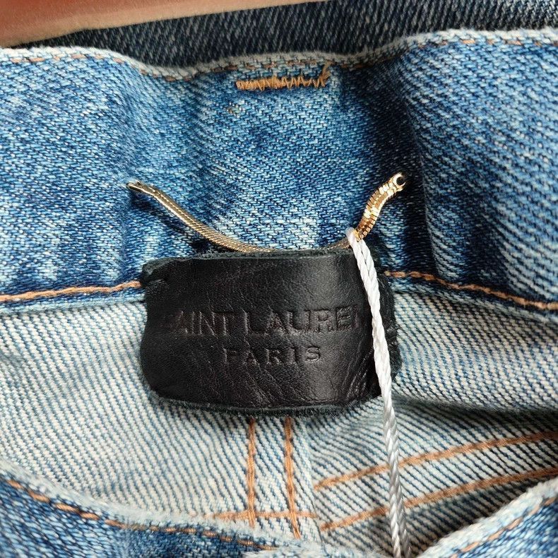 Yves Saint Laurent Yves Saint Laurent YSL Blue Denim Jeans Size 30-2506 Size US 30 / EU 46 - 3 Thumbnail