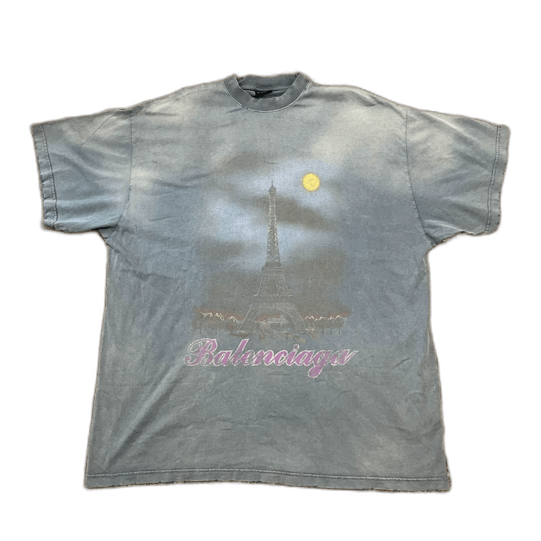Balenciaga balenciaga paris eiffel tower oversized t-shirt Size US L / EU 52-54 / 3 - 1 Thumbnail