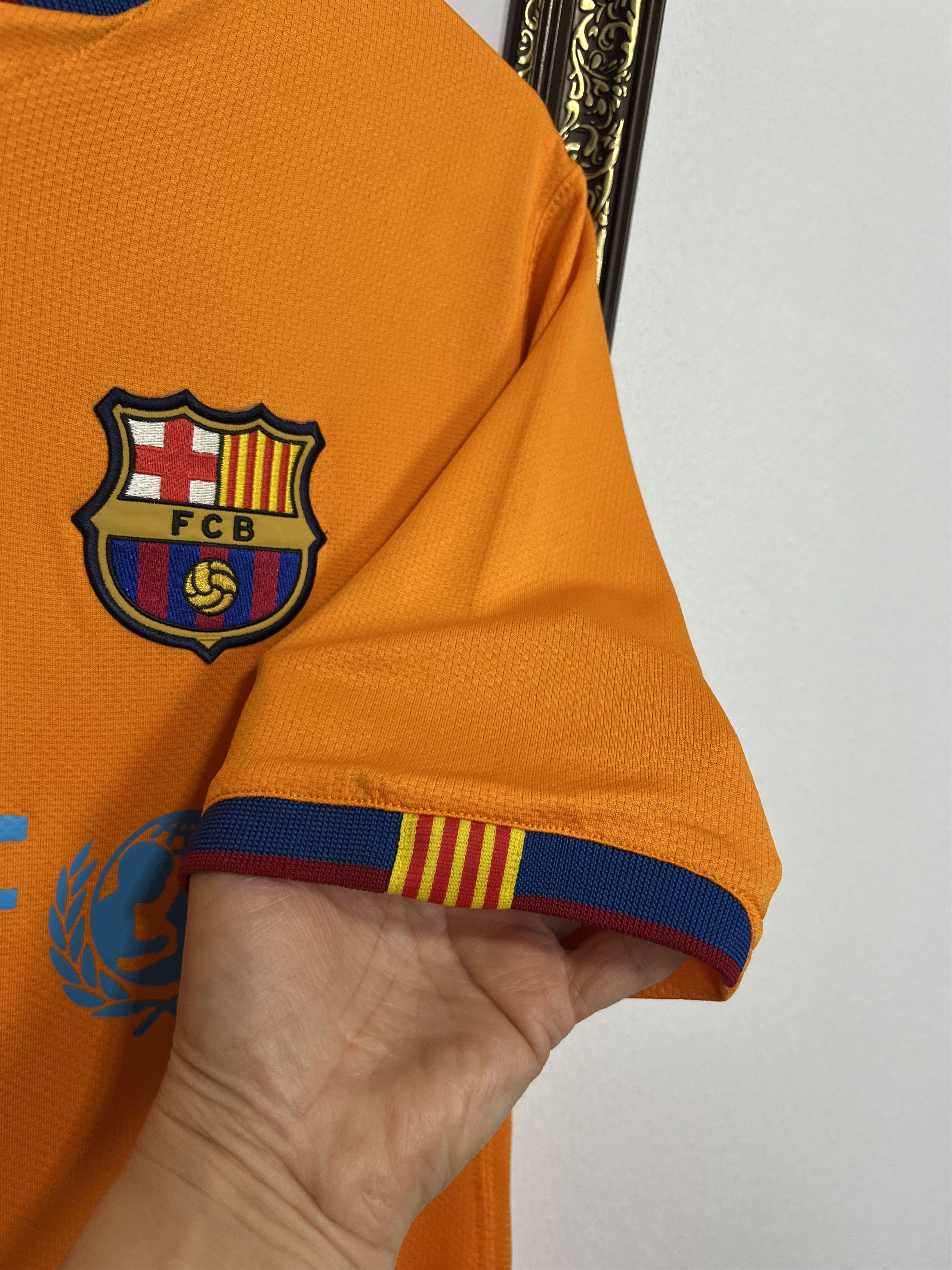 Nike Vintage Nike Barcelona Away Shirt Football Soccer Jersey Size US M / EU 48-50 / 2 - 5 Thumbnail