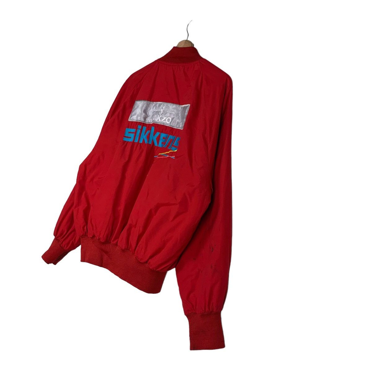 Holloway 90's HOLLOWAY Akzo Sikkens Big Logo Coach Jacket #0247-C11 Size US L / EU 52-54 / 3 - 2 Thumbnail
