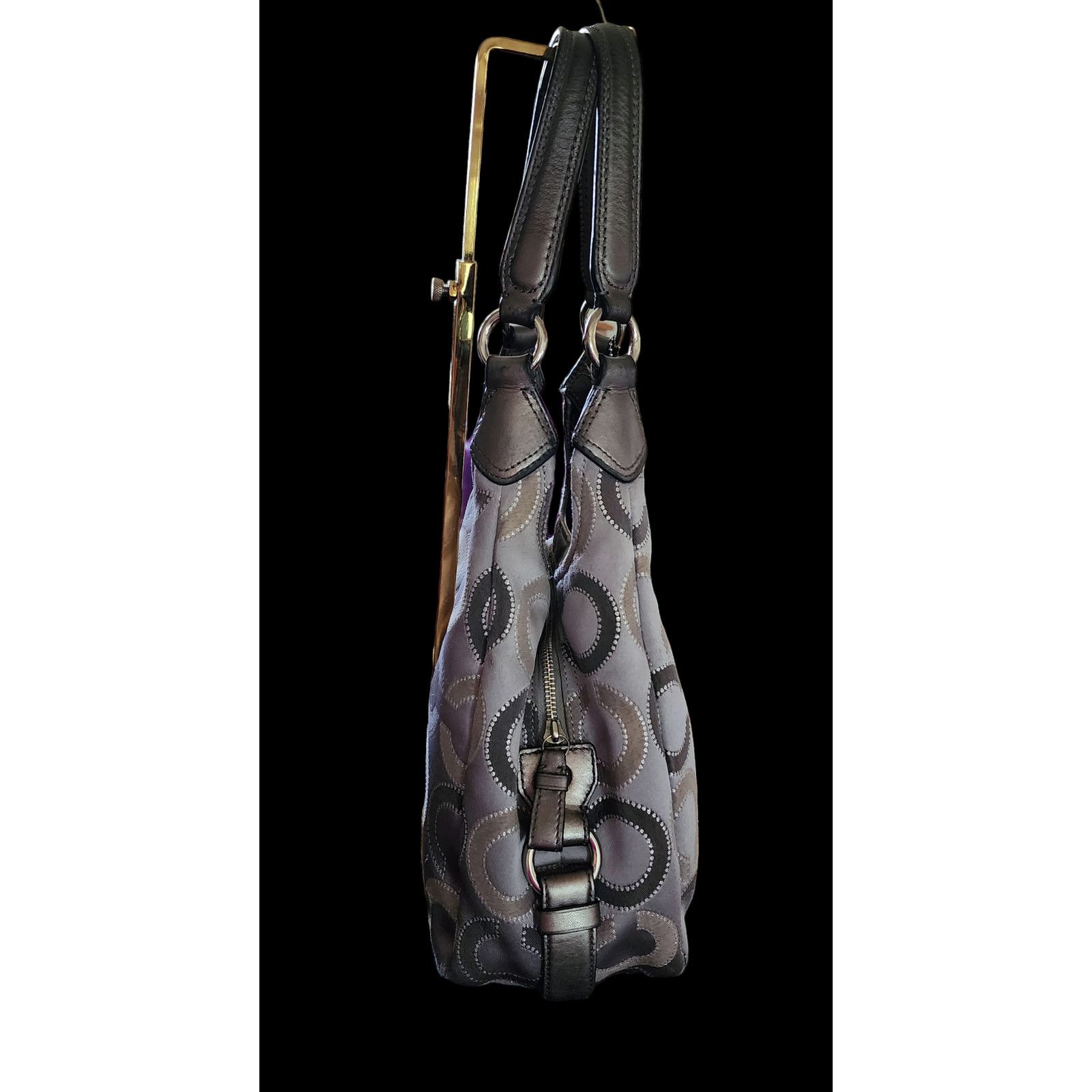 Coach Coach Madison Maggie Hobo Bag Gunmetal gray leather wallet Size ONE SIZE - 10 Thumbnail