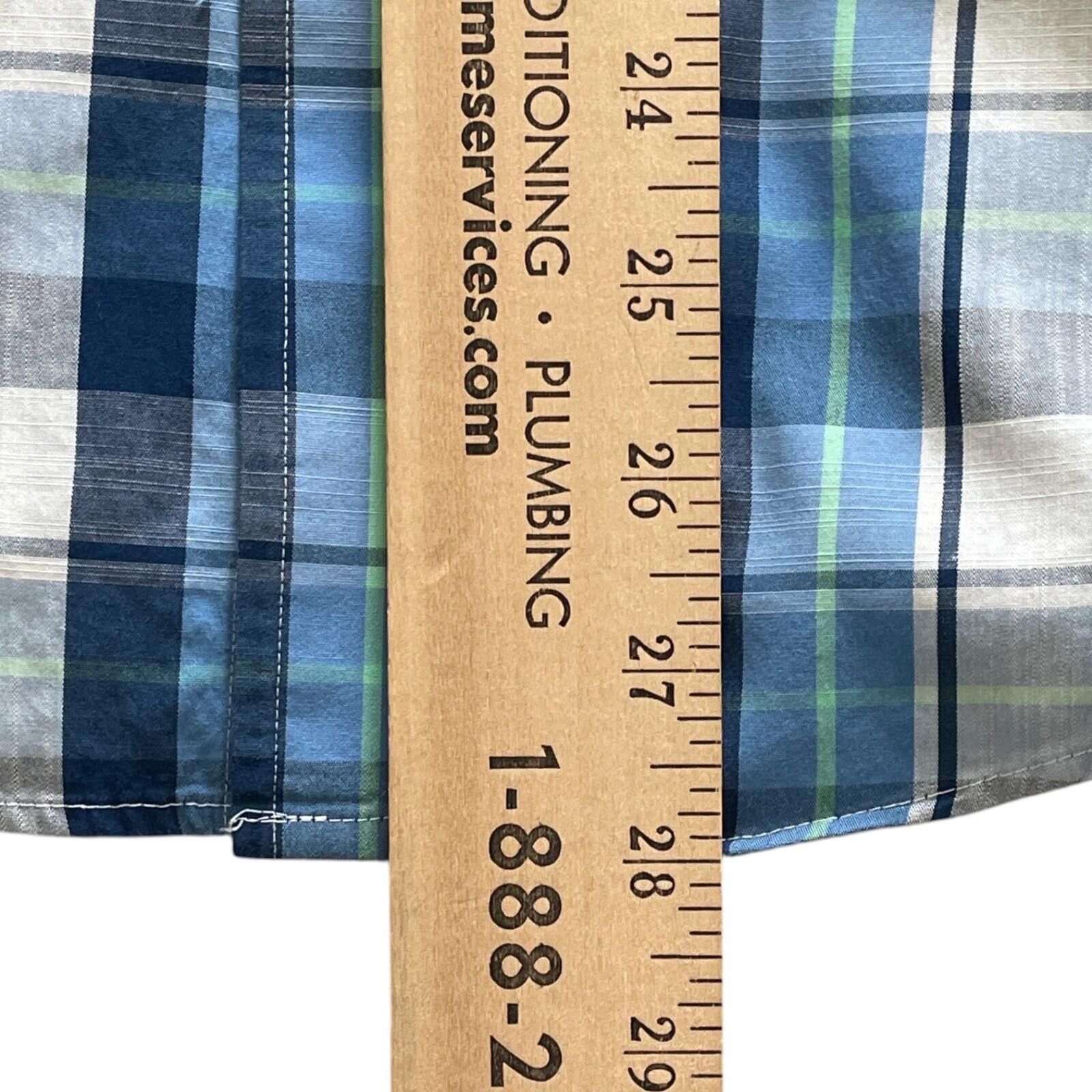 Southern Tide Southern Tide LS Shirt Mens MEDIUM Blue Plaid Classic Fit Size US M / EU 48-50 / 2 - 7 Thumbnail