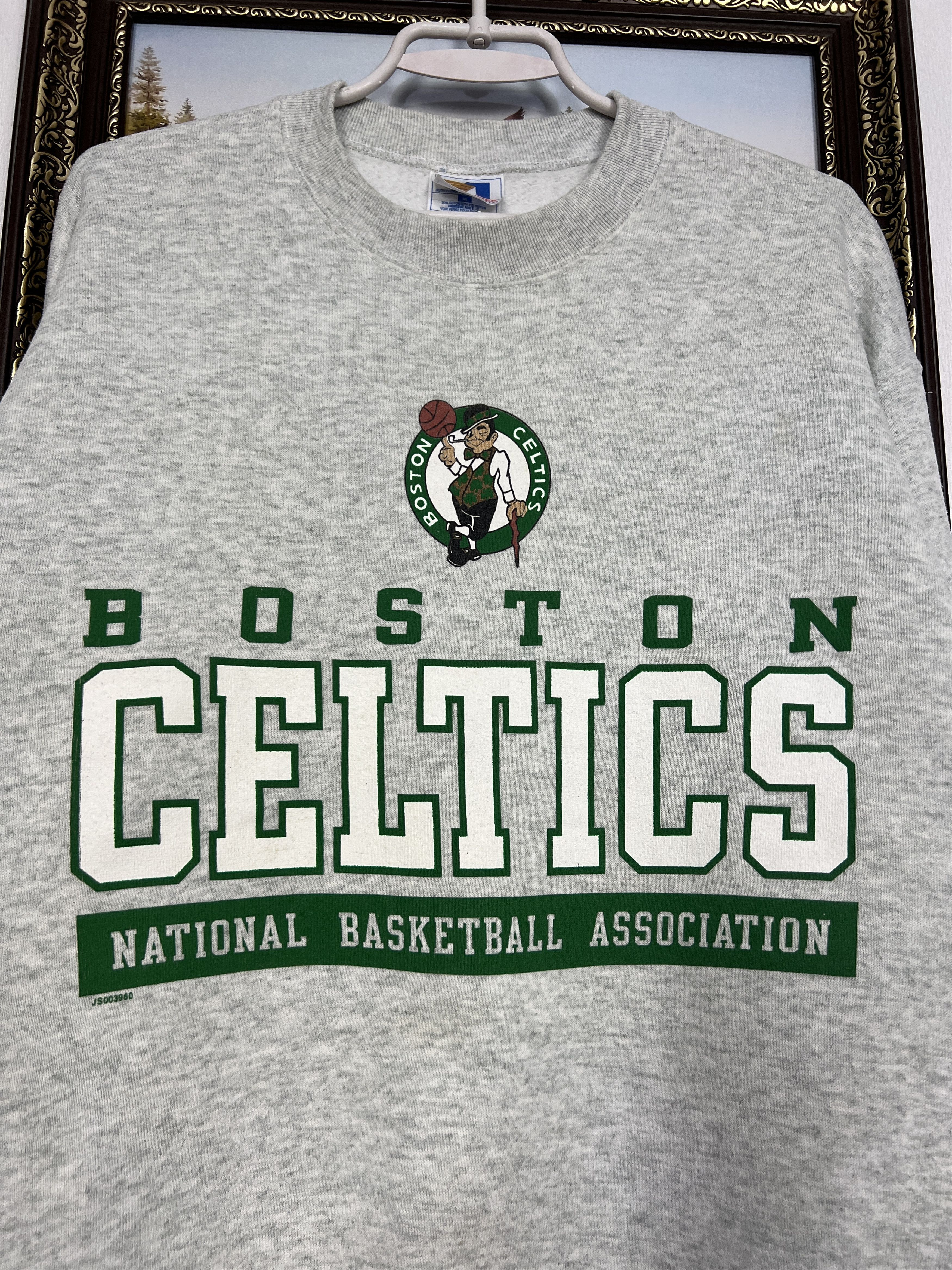 Vintage Boston Celtics NBA Over Print Sweatshirt Crewneck Rare Size US M / EU 48-50 / 2 - 3 Thumbnail