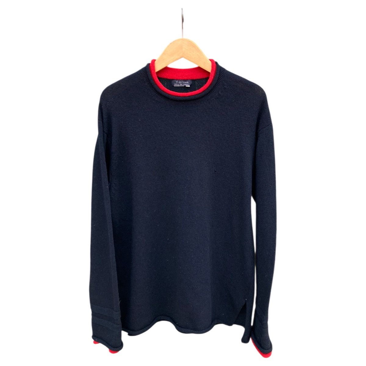Yohji Yamamoto 90s Y's For Men Yohji Yamamoto Layered Cuff Knit Sweater Size US L / EU 52-54 / 3 - 3 Thumbnail