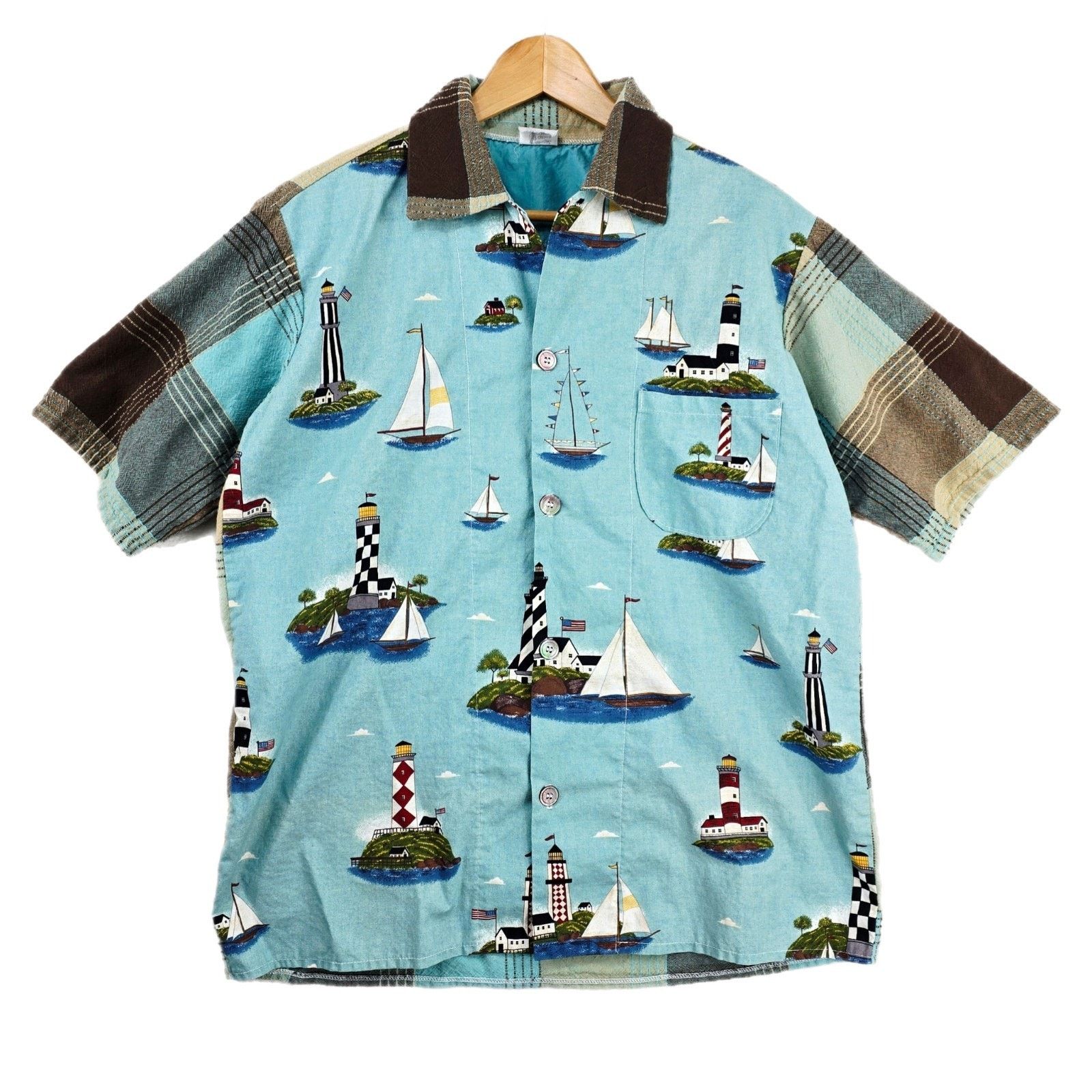 Other California Originals By Kathryn Shirt L Sail Boat Vintage Size US L / EU 52-54 / 3 - 1 Thumbnail