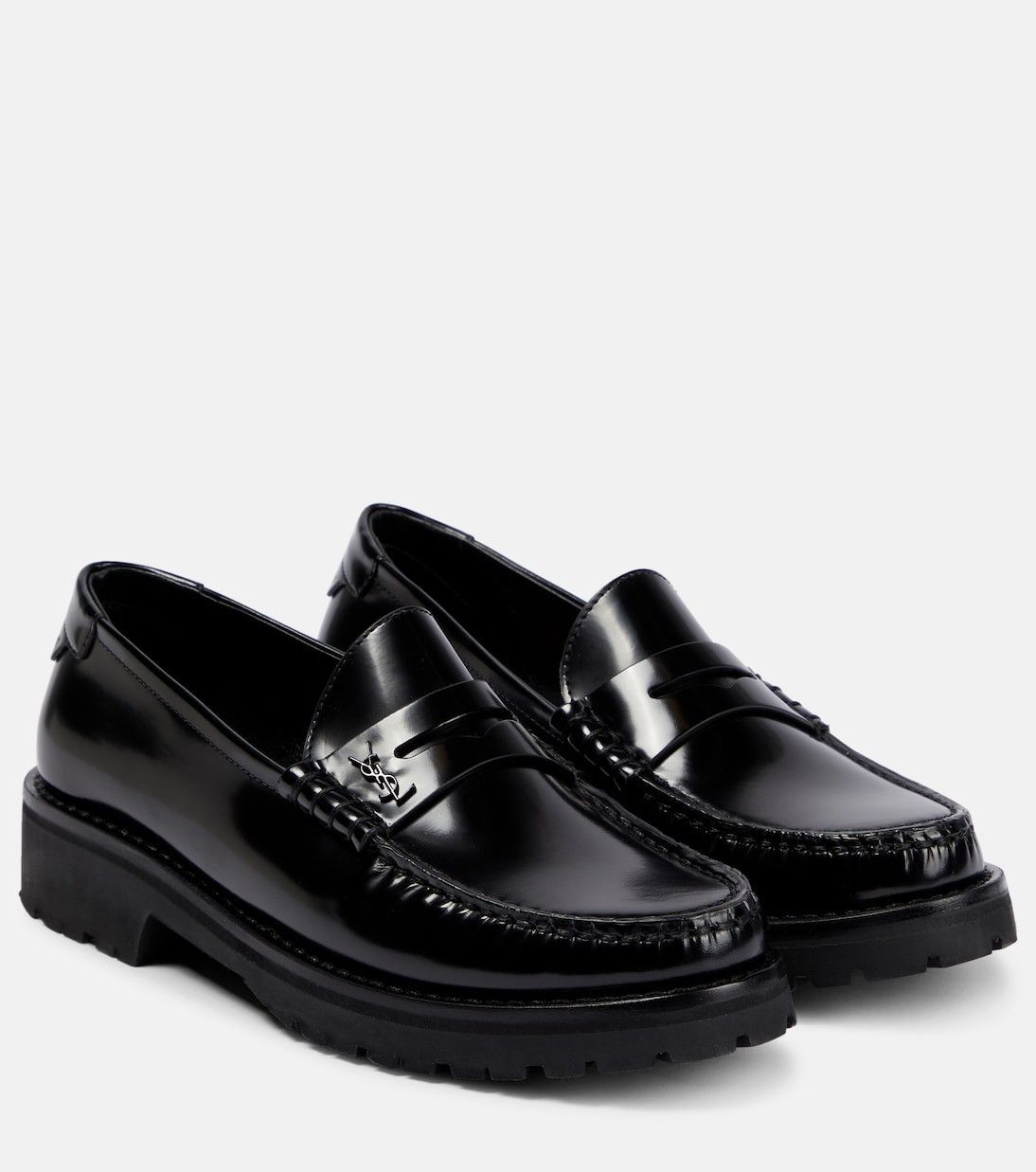 Saint Laurent Paris Le Loafer leather penny loafers Size US 7 / IT 37 - 1 Thumbnail