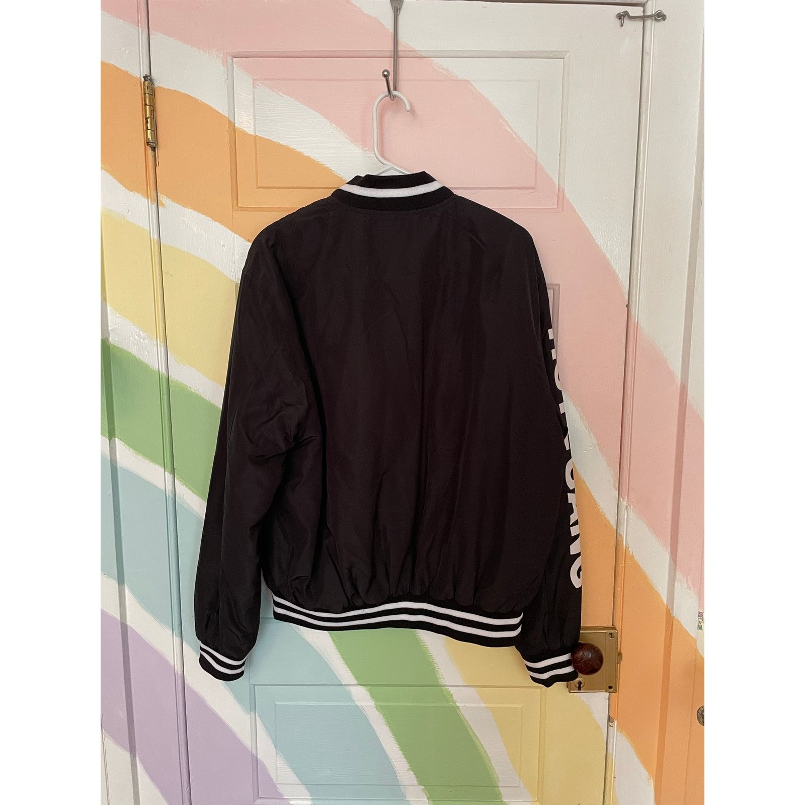 Hustle Gang Hustle Gang Varsity Bomber Jacket Bear Graphic Size M Size US M / EU 48-50 / 2 - 6 Thumbnail