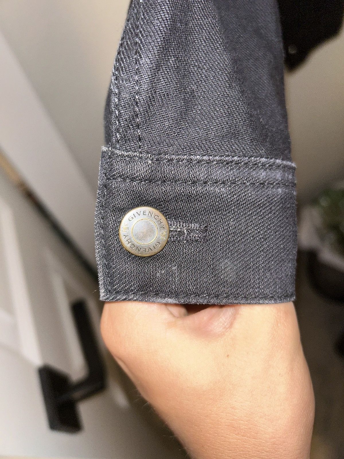 Givenchy Givenchy Virgin Mary Denim Jacket Size US XS / EU 42 / 0 - 4 Thumbnail