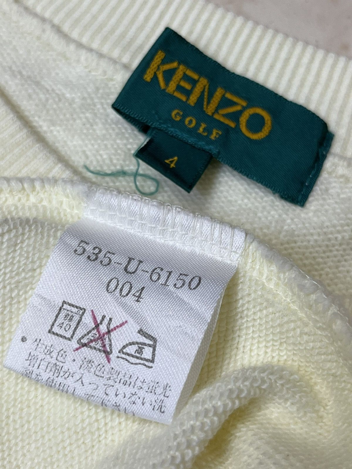 Kenzo VINTAGE KENZO GOLF BIG LOGO EMBROIDERY SWEATSHIRT Size US XL / EU 56 / 4 - 9 Thumbnail