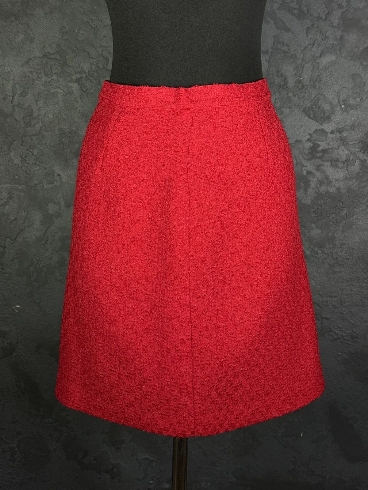 Vintage Archive!! VERSACE Classic V2 80s Red Skirt Jacket Suit Wool Size M / US 6-8 / IT 42-44 - 6 Thumbnail