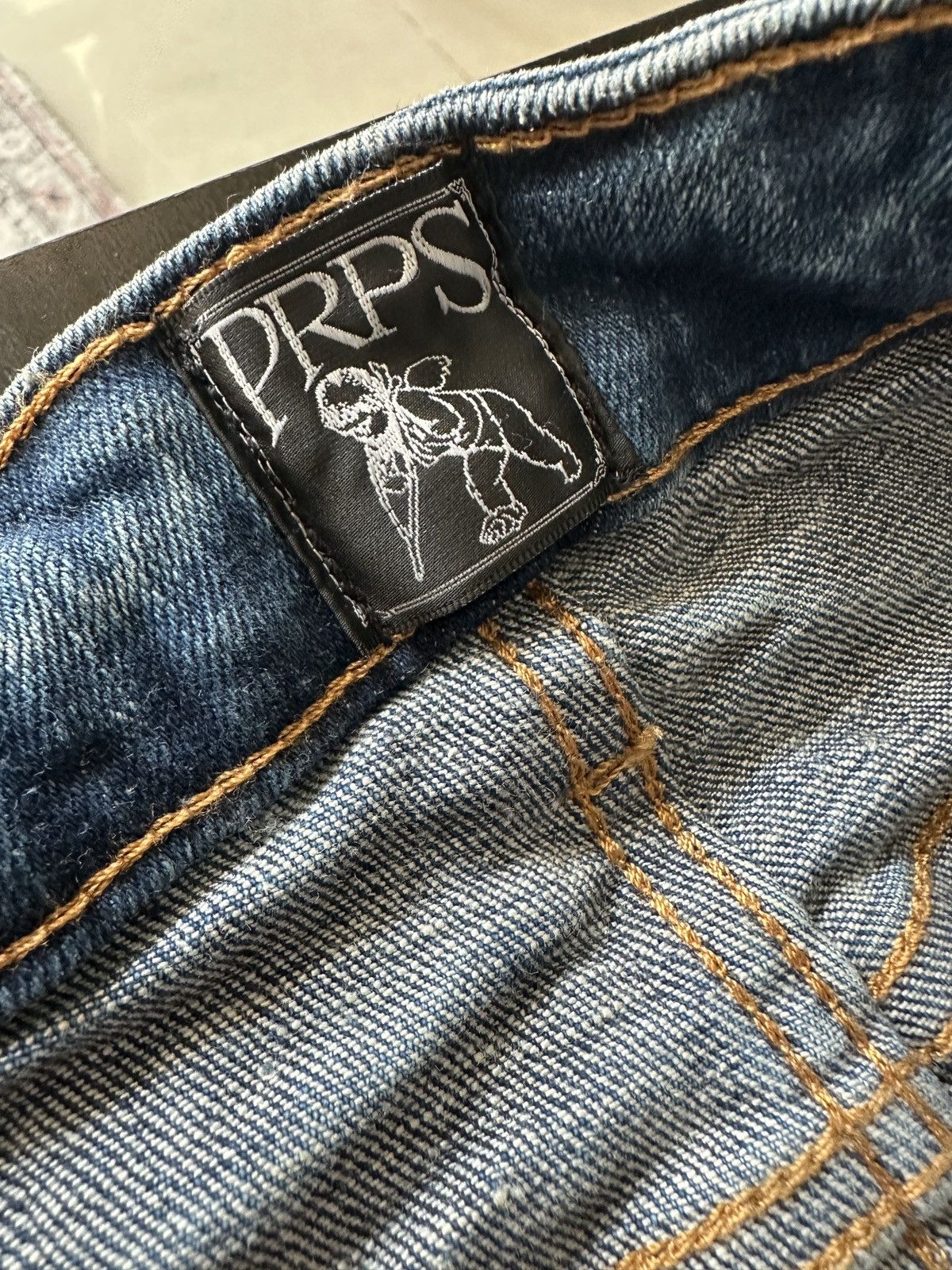 Prps PRPS “Sorry” Distressed Jeans – Size 38 Size US 38 / EU 54 - 6 Thumbnail