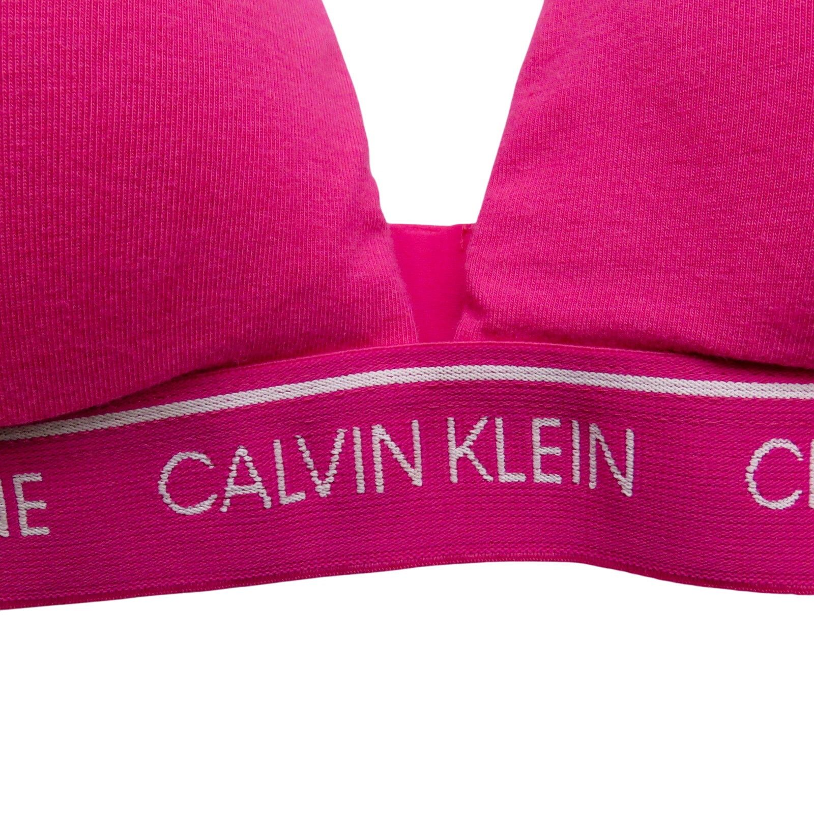 Calvin Klein Calvin Klein CK ONE Hot Pink Triangle Bra Size Small Size S / US 4 / IT 40 - 3 Thumbnail