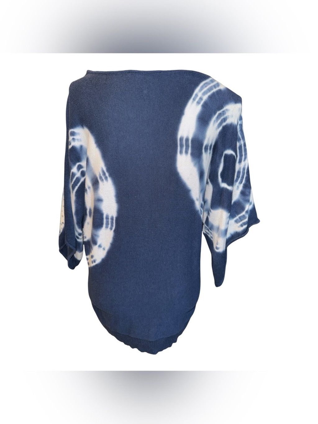 I.N.C INC International Concepts Tie-Dye Batwing Sweater- Medium # Size M / US 6-8 / IT 42-44 - 2 Thumbnail