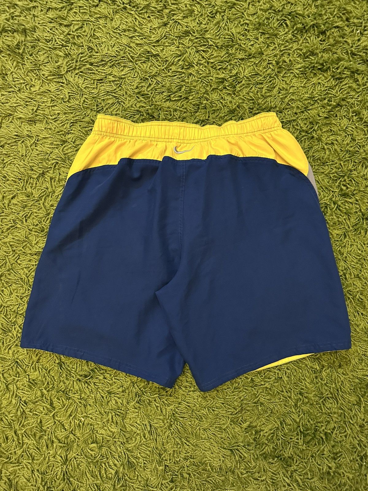 Nike 📌 y2k Nike Swoosh Swim Shorts Large Size US 33 - 4 Thumbnail