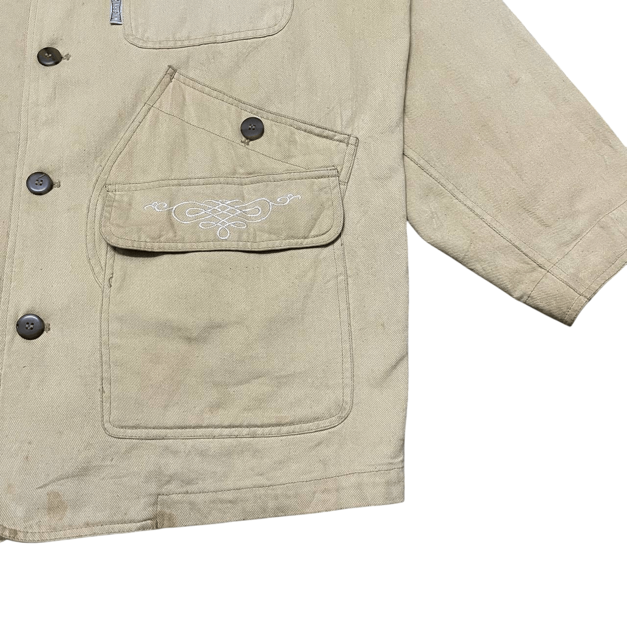 Japanese Brand Vintage Mike Birnies Hunting Jacket Leather Collar Size US L / EU 52-54 / 3 - 6 Thumbnail