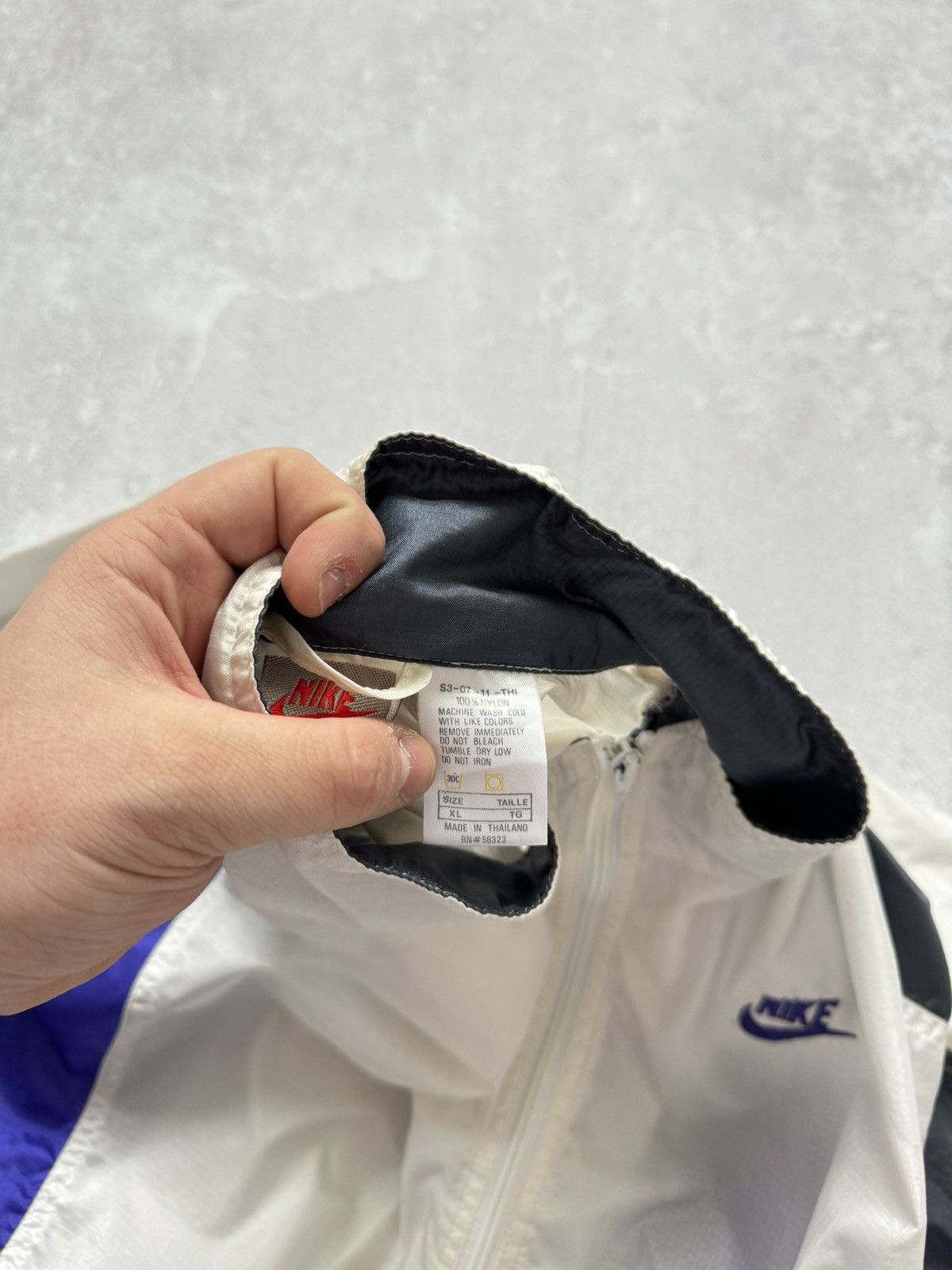 Vintage Nike 90s Nylon Track Jacket