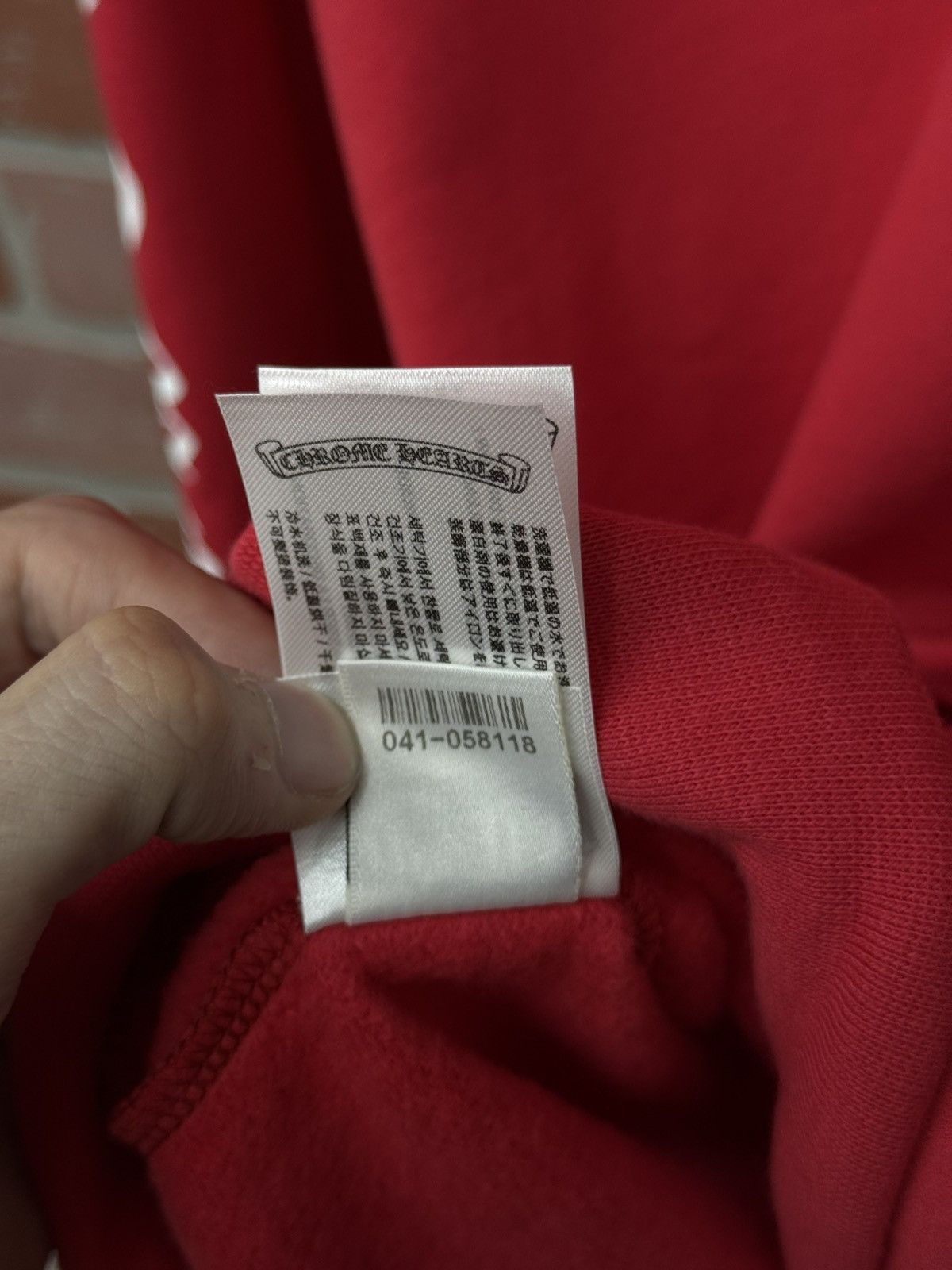 Chrome Hearts Chrome Hearts Red Stencil Web Hoodie Size XL (NEW) Size US XL / EU 56 / 4 - 16 Thumbnail