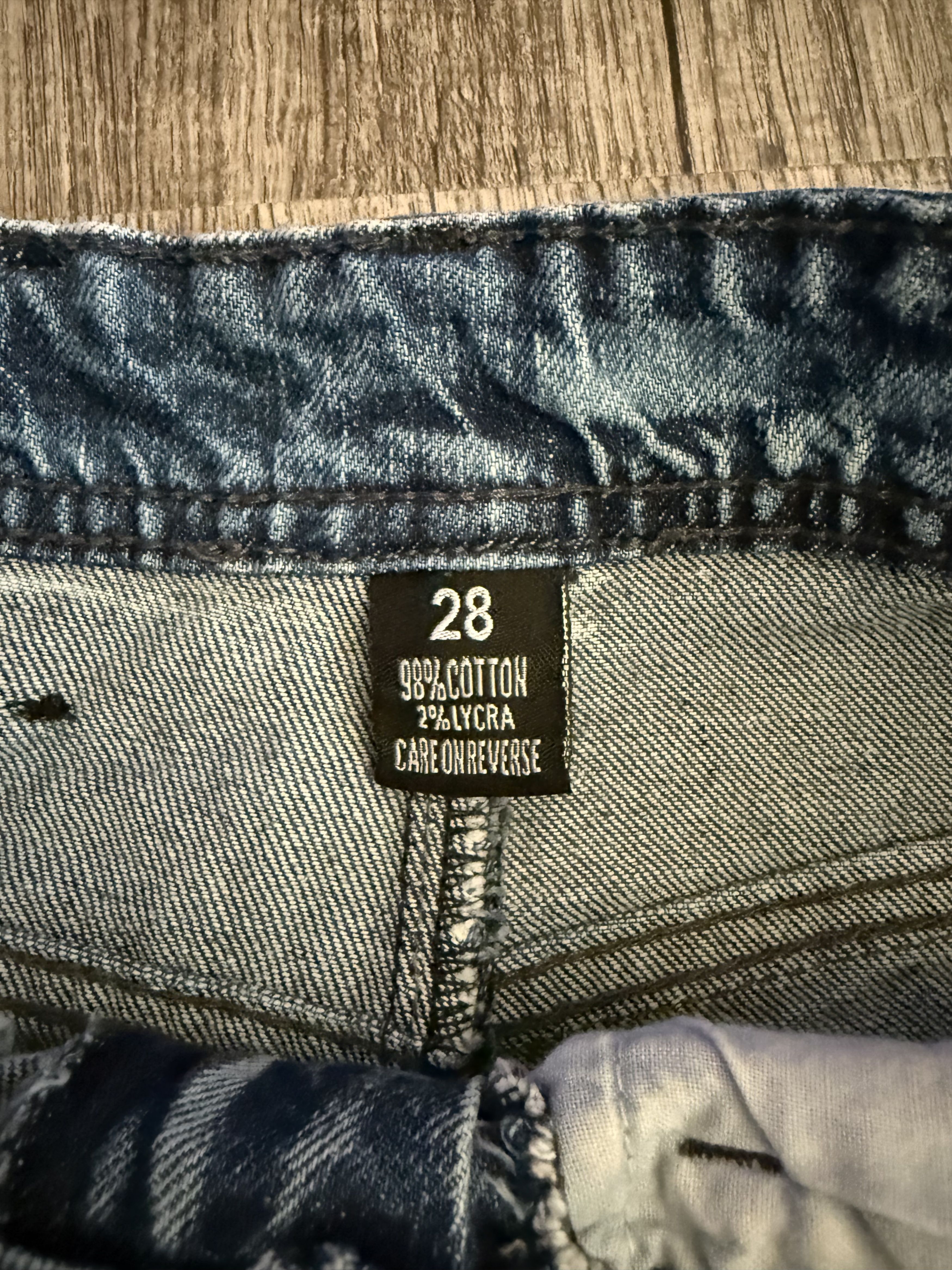 Llovesick LoveSick Embroidered Denim Jeans Size US 28 / EU 44 - 2 Thumbnail