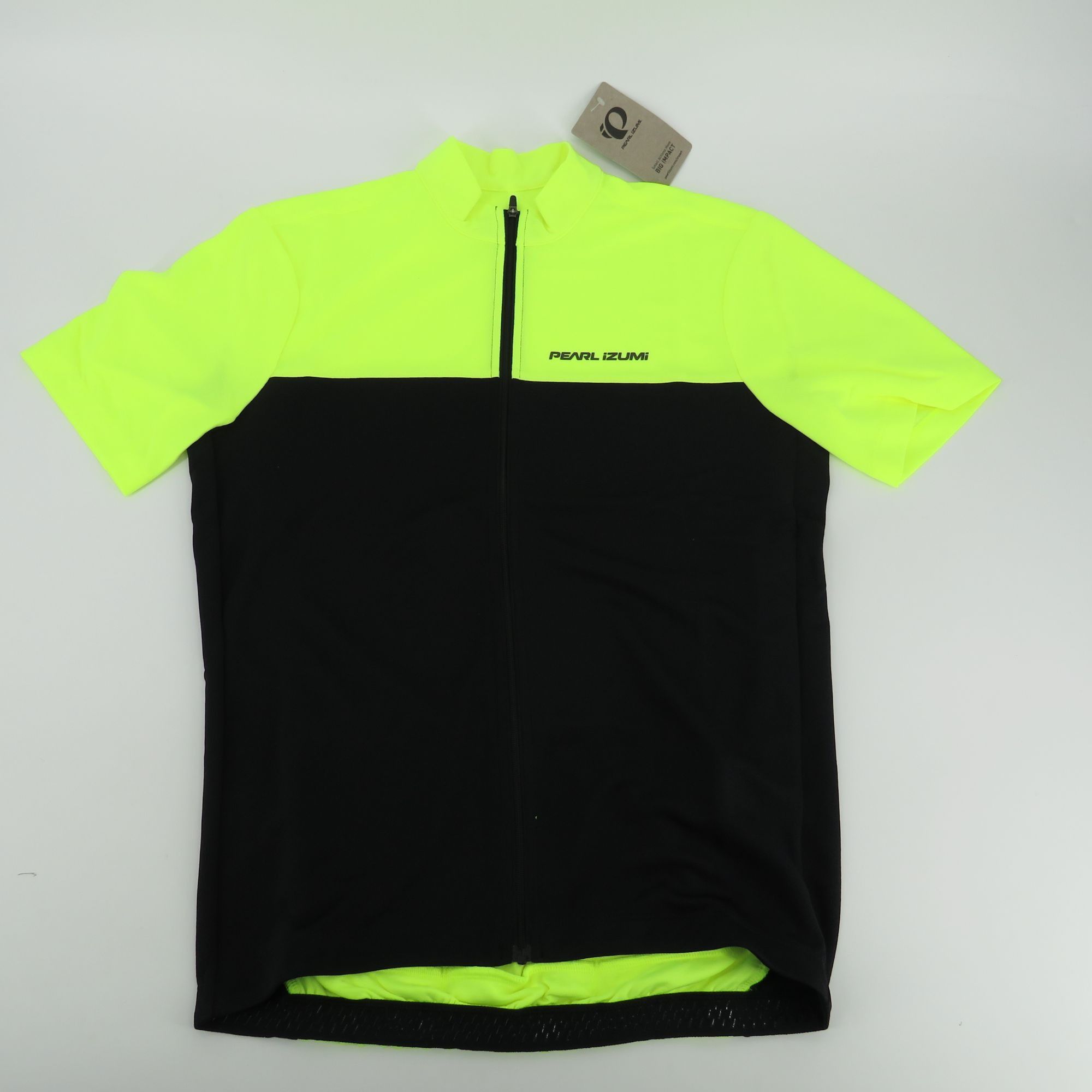 PEARL iZUMi Pearl Izumi Mens XS Quest Jersey Yellow Black Cycling Shirt Size US XS / EU 42 / 0 - 1 Thumbnail