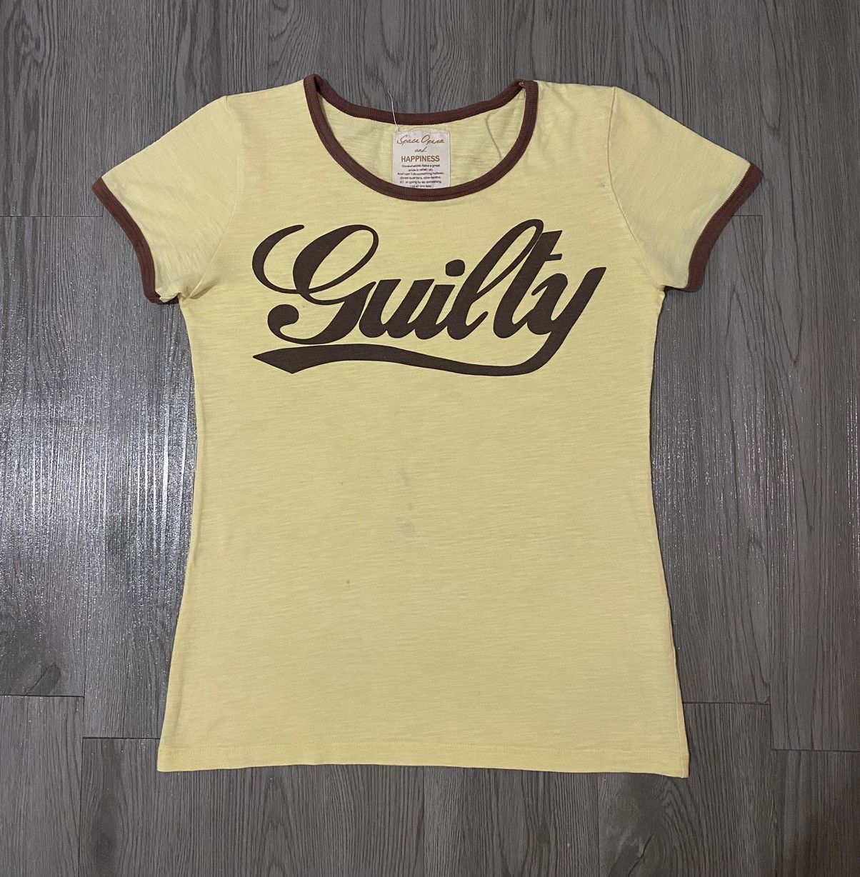 Hysteric Glamour Japan Space Opera Guilty Part Of Me Ringer Tee Size S / US 4 / IT 40 - 2 Thumbnail