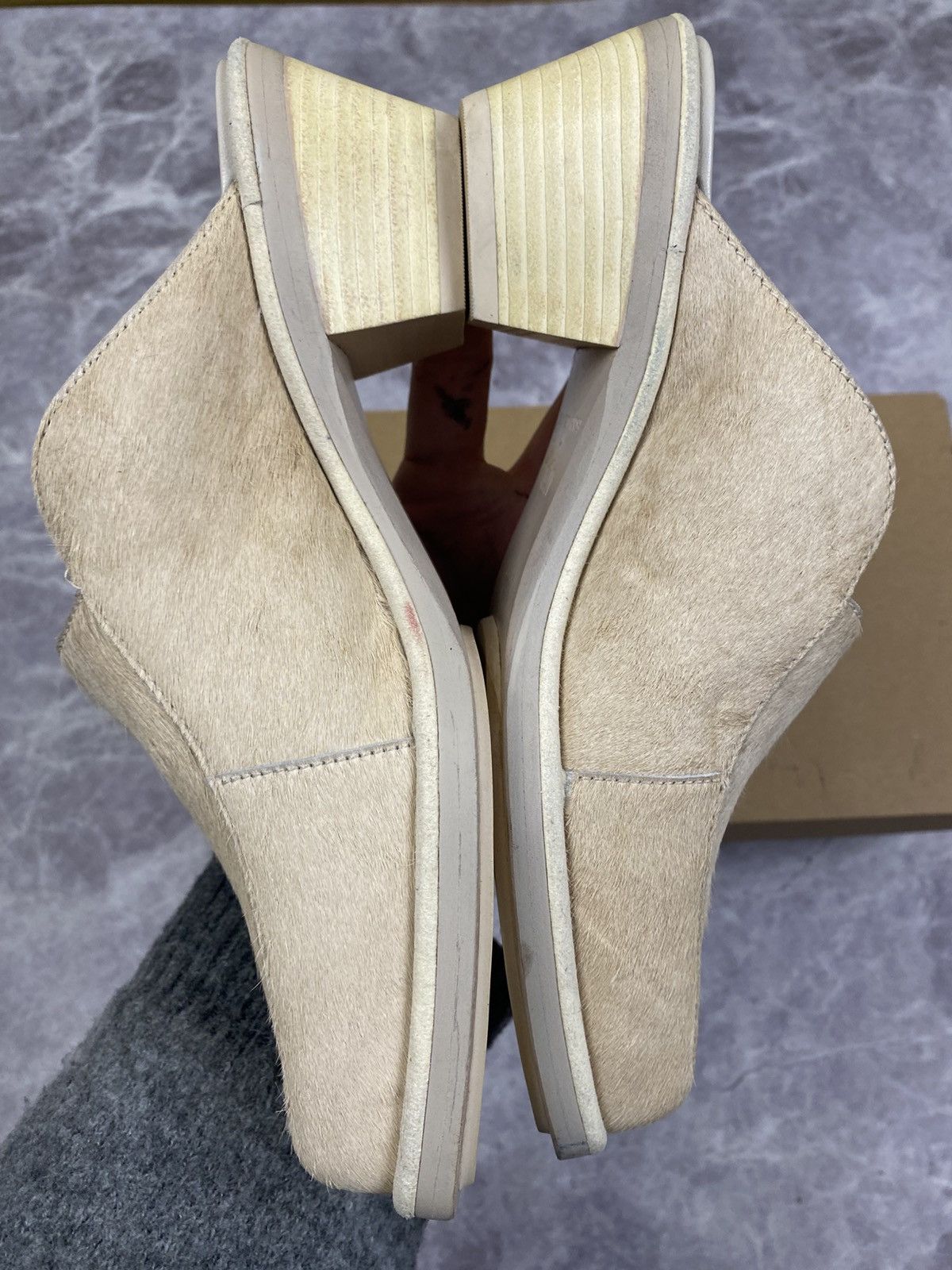 Eckhaus Latta Ugg x Eckhaus Latta Cowboy Block Fur Mules Size: 37 Size US 7 / IT 37 - 5 Thumbnail