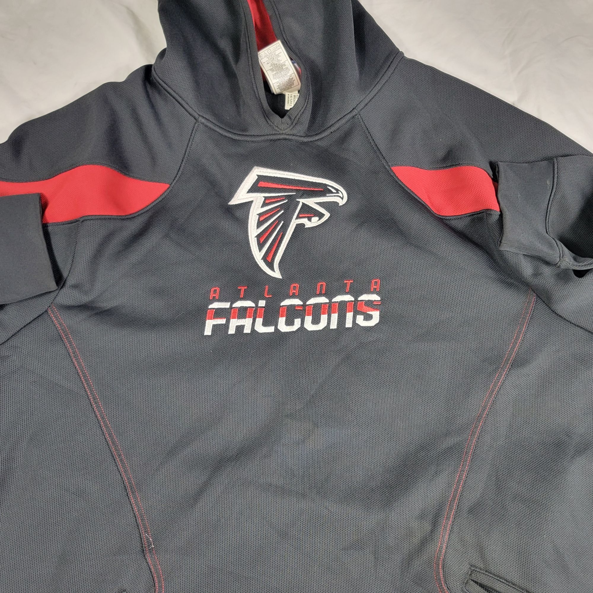 Reebok Reebok Atlanta Falcons Mens 2XL Black Red Hoodie Sweatshirt Size US XXL / EU 58 / 5 - 3 Thumbnail