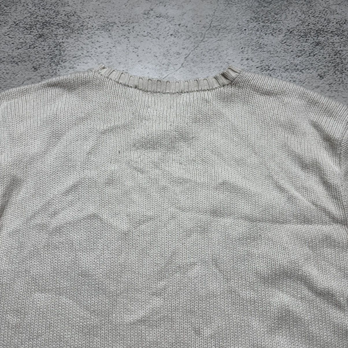 Polo Ralph Lauren vintage ralph lauren chunky knit sweater with big logo RRL Size US XL / EU 56 / 4 - 11 Thumbnail
