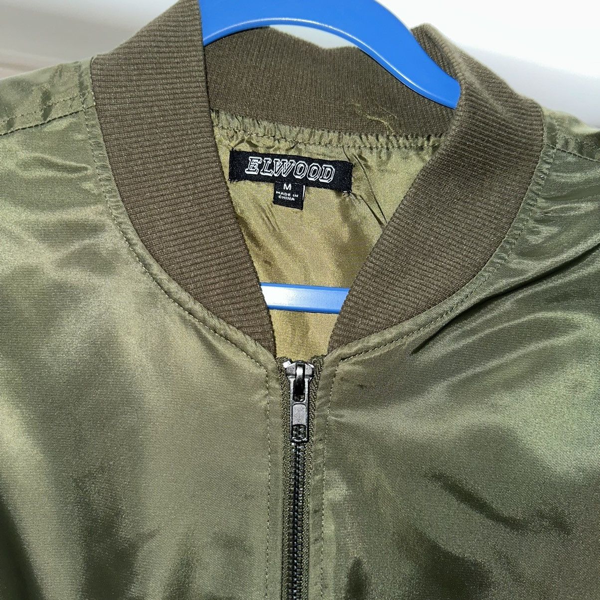 Elwood Elwood: Olive Green Bomber Jacket Size US M / EU 48-50 / 2 - 3 Thumbnail