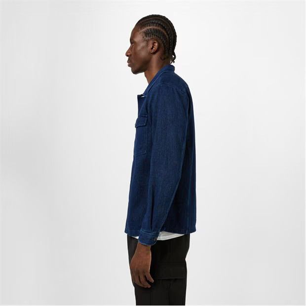 Tom Ford o1g2r1mq0724 Denim Over Shirt in Blue Size US L / EU 52-54 / 3 - 4 Thumbnail