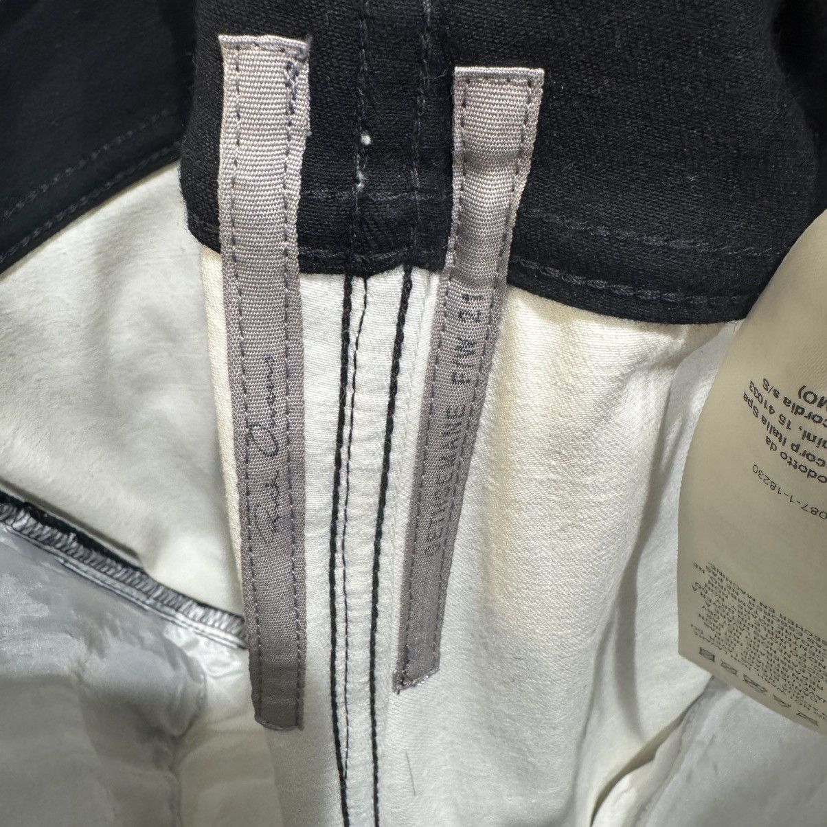 Rick Owens Rick Owens Tyrone Slashed Cut Out Black Natural Denim Jeans Size 30" / US 8 / IT 44 - 10 Thumbnail