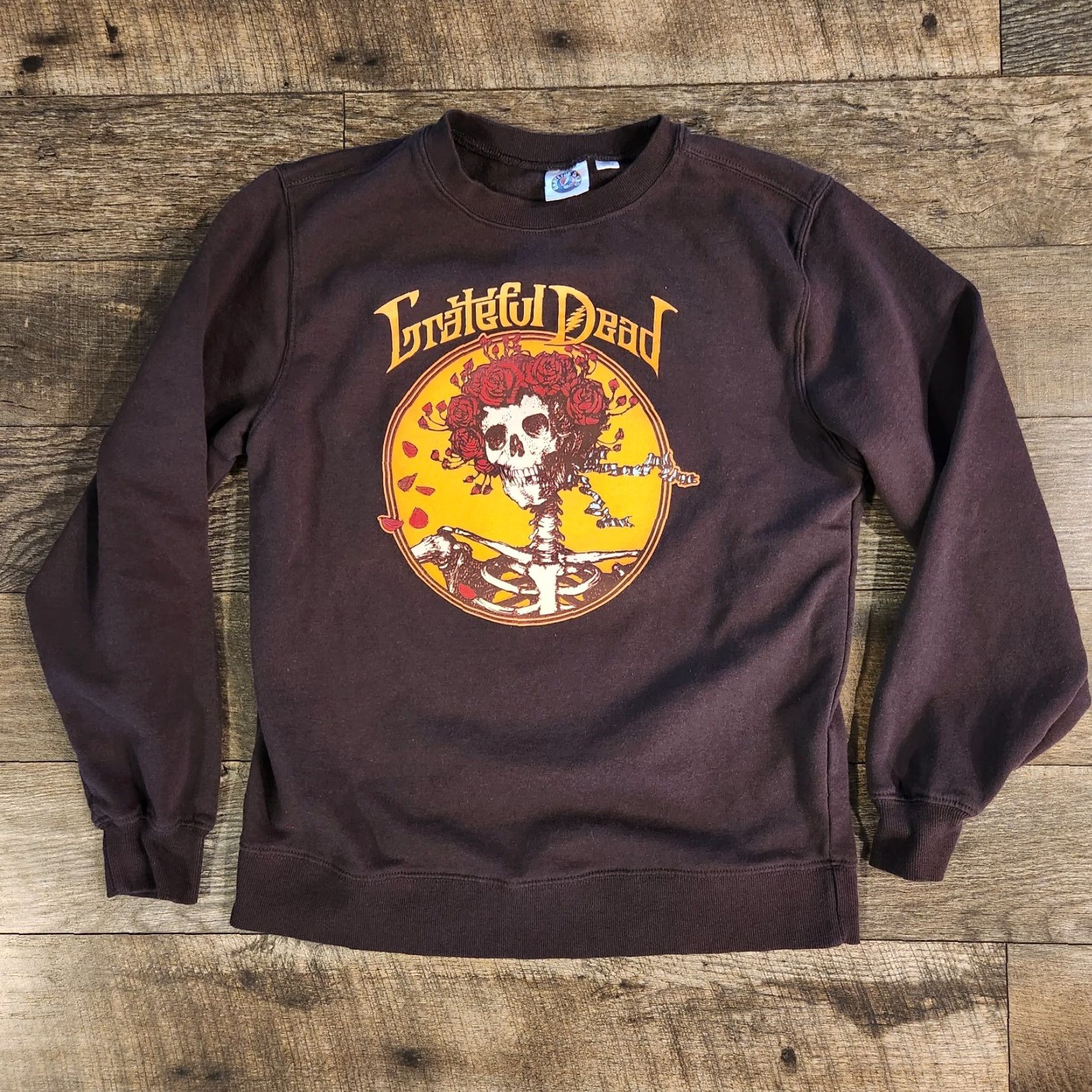 Vintage GRATEFUL DEAD Sweatshirt Crew Neck Women’s Small Jam Band Bertha Logo All Seasons Black Long Sleeve Pullover Regular Fit Vintage: No Size S / US 4 / IT 40 - 2 Thumbnail