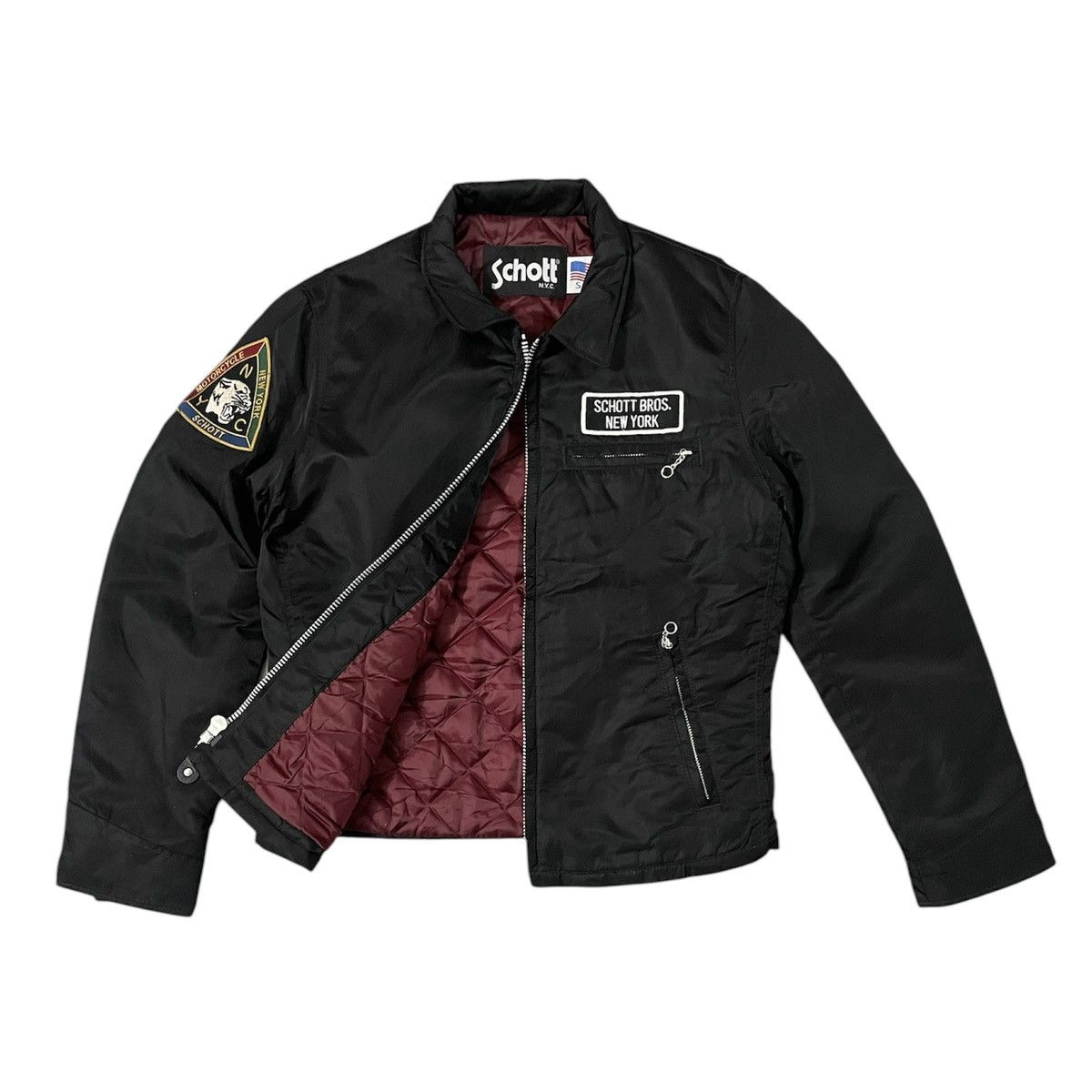 Schott Vintage Schoot Motorcycles Bikers Jacket Size US S / EU 44-46 / 1 - 4 Thumbnail