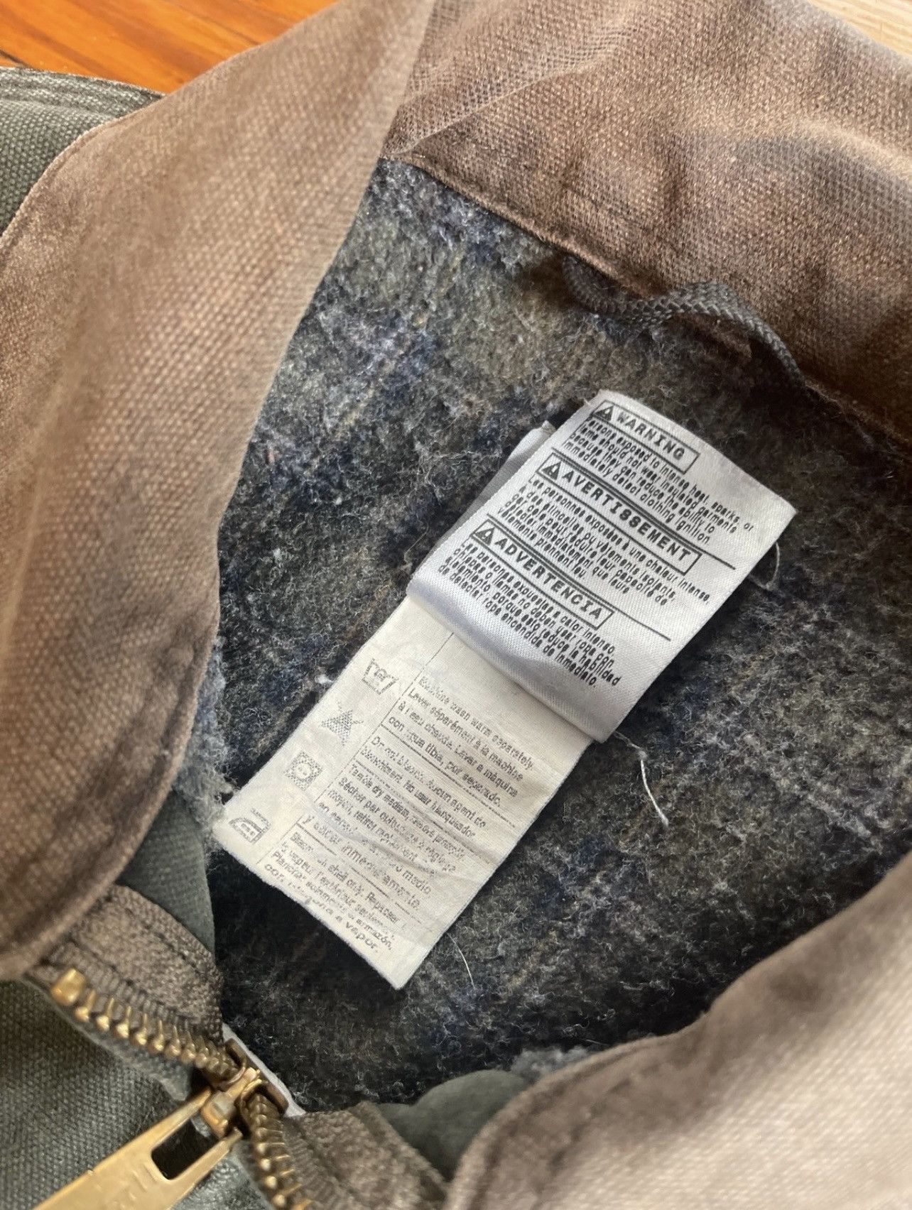 Carhartt Vintage Carhart Detroit Jacket Faded Moss Green J97 MOS Size US L / EU 52-54 / 3 - 8 Thumbnail