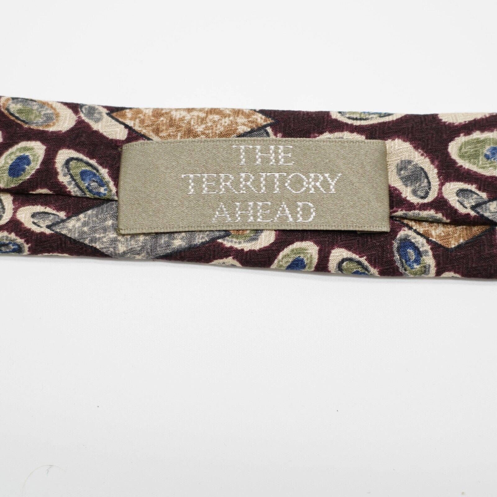 Robert Talbott Robert Talbott Studio Caramel Valley Red Short Abstract Jacq Size ONE SIZE - 4 Thumbnail