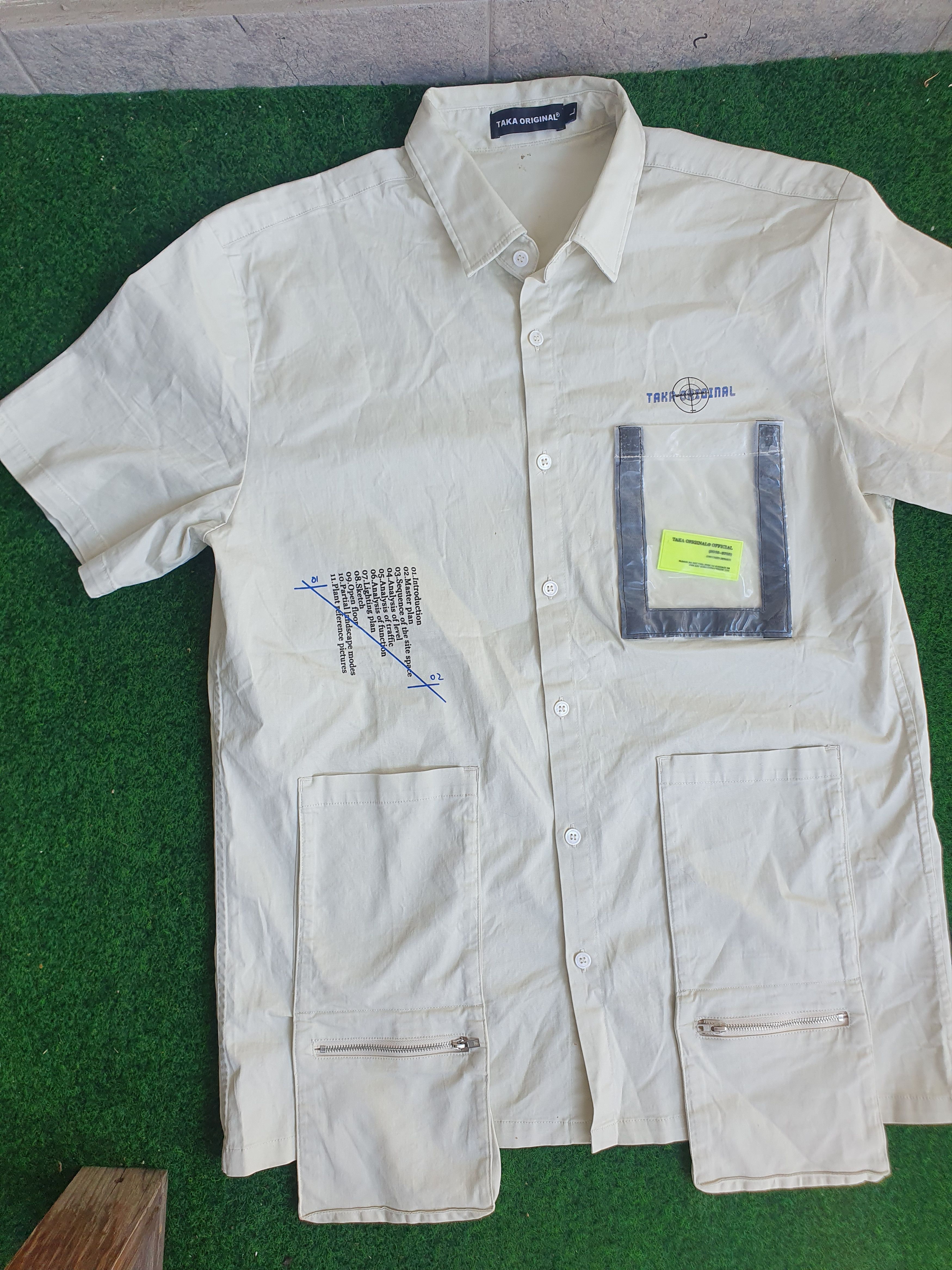 Japanese Brand × TAKA Original Taka Original Tactical Military Shirt Multi Pockets Rare szL Size US L / EU 52-54 / 3 - 3 Thumbnail