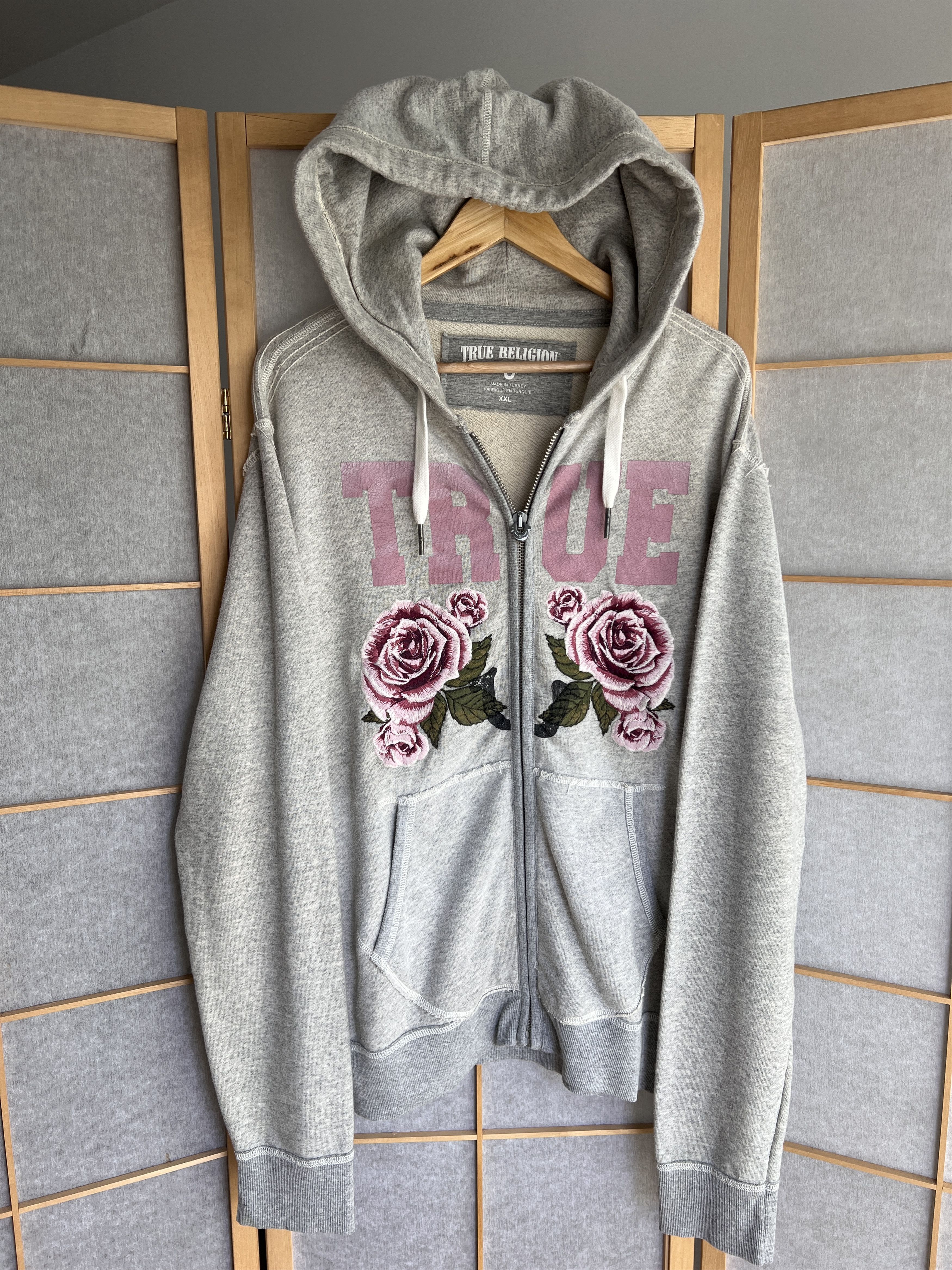 True Religion Rare True Religion vintage embroidered zip up hoodie printed Size US XXL / EU 58 / 5 - 1 Thumbnail