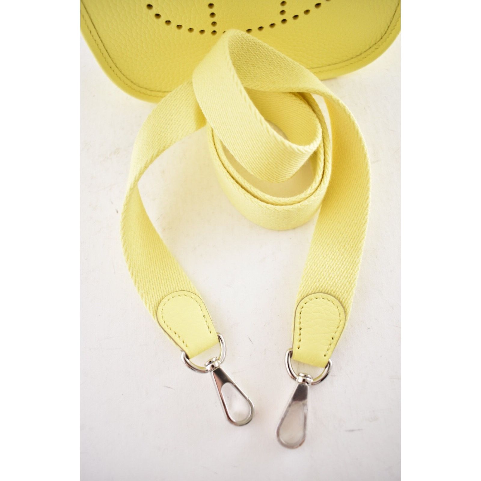 Hermes Hermes Mini Limoncello Yellow Leather Crossbody Shoulder Bag Size ONE SIZE - 24 Thumbnail
